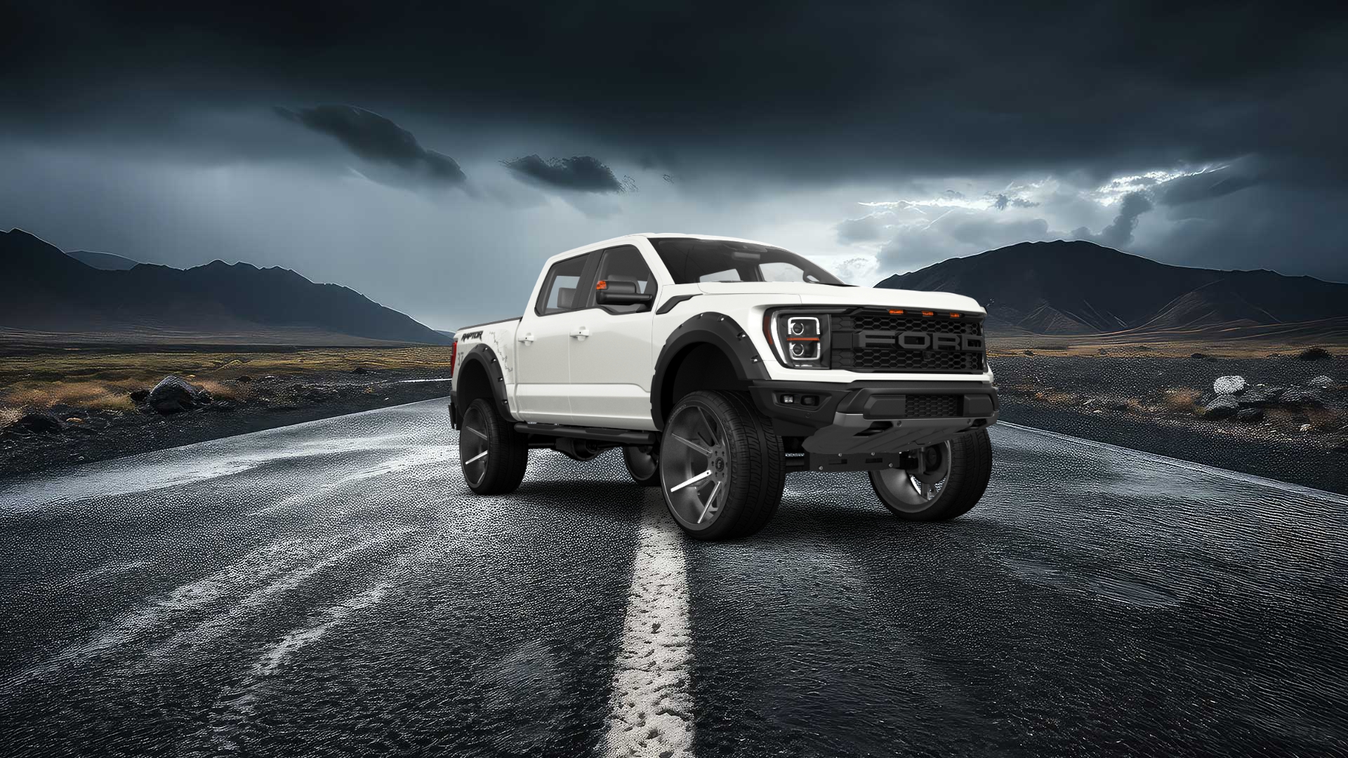 Ford F-150 Raptor 4 Door pickup truck 2021 tuning