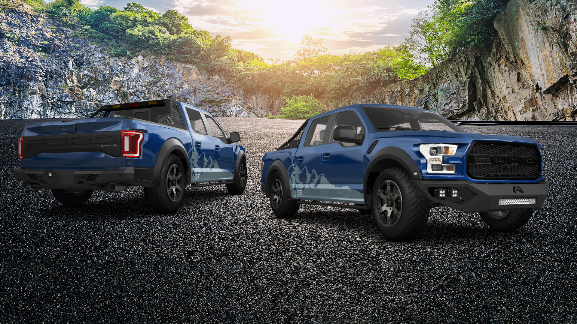 Ford F-150 Raptor 4 Door pickup truck 2017 tuning