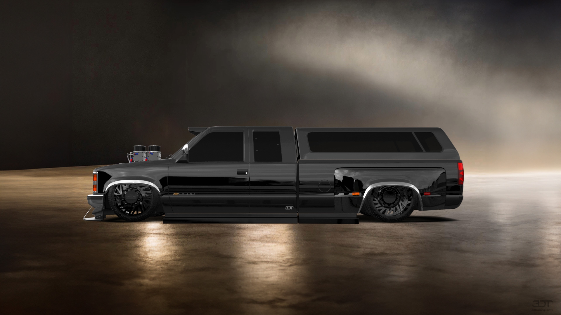 Chevrolet K3500 Extended Cab Pickup Truck 1988