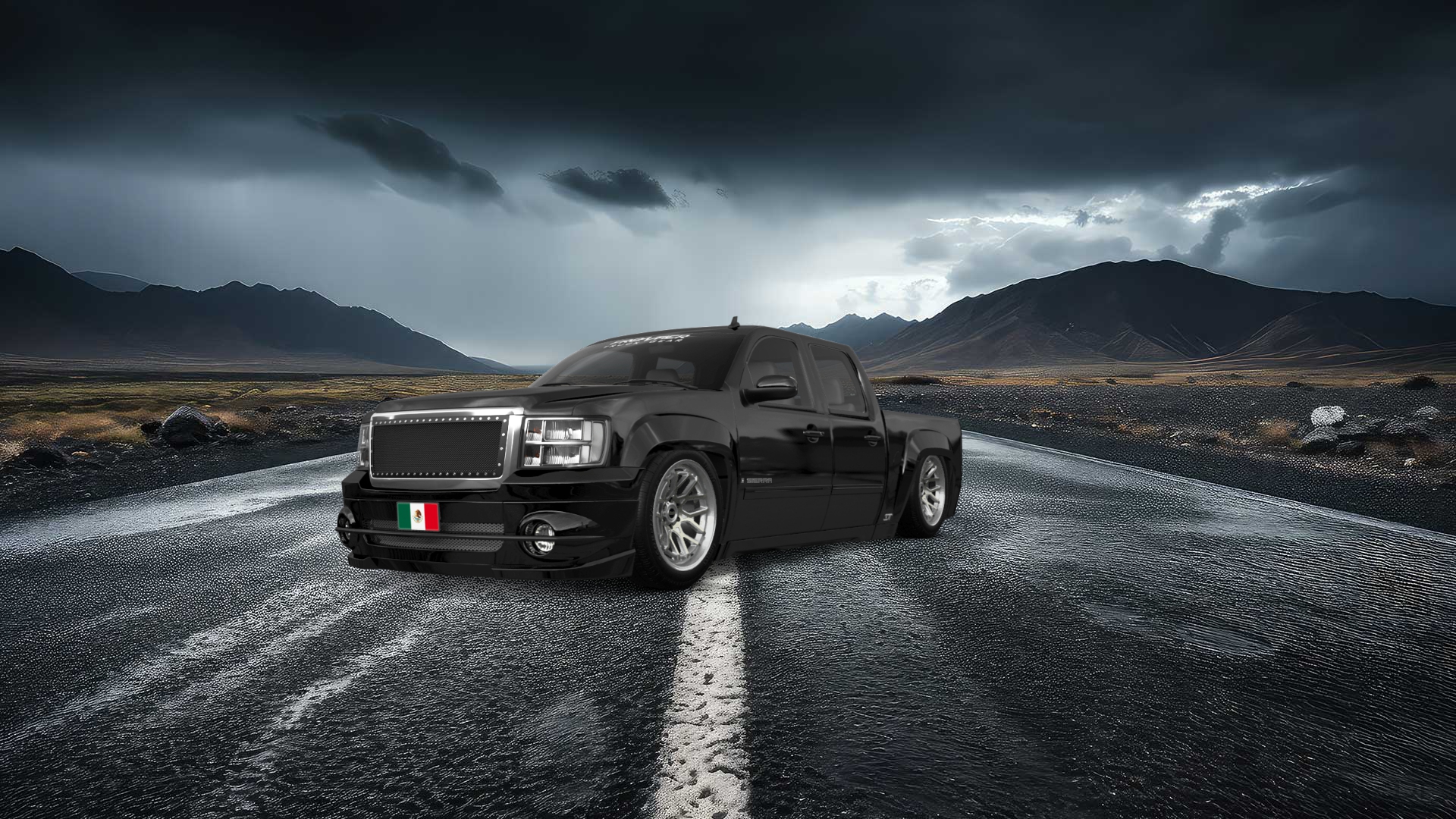 GMC Sierra 1500 Crew Cab 5.8 ft box 4 Door pickup truck 2007 tuning