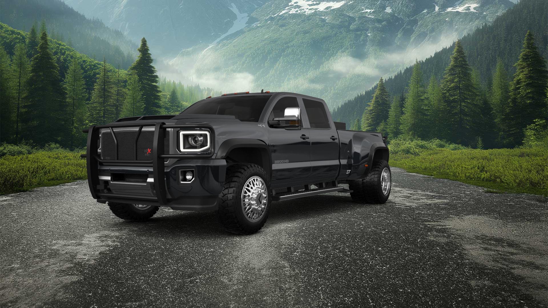 GMC Sierra 3500 HD Crew Cab 4 Door pickup truck 2015