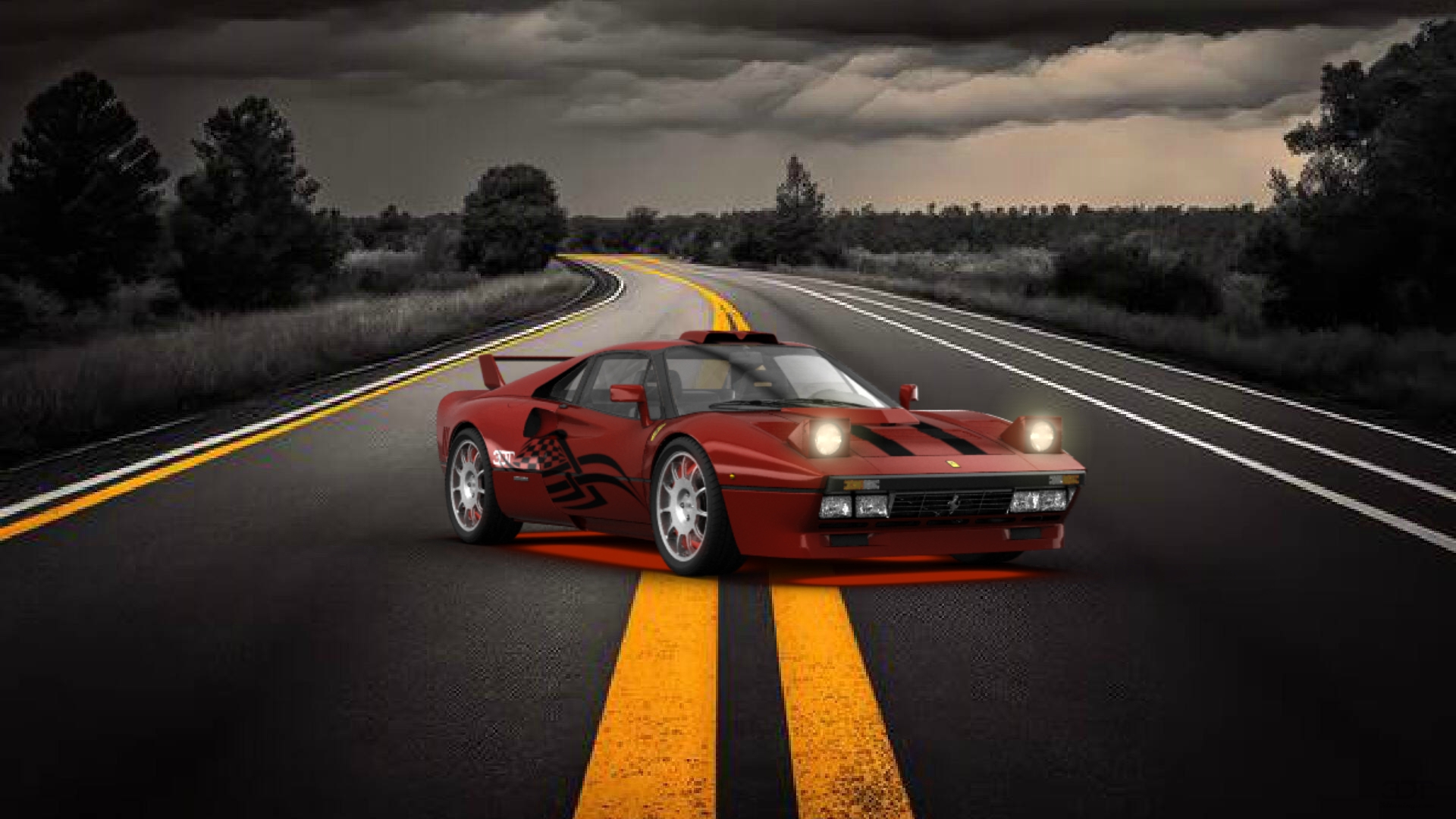 Ferrari GTO Coupe 1984 tuning