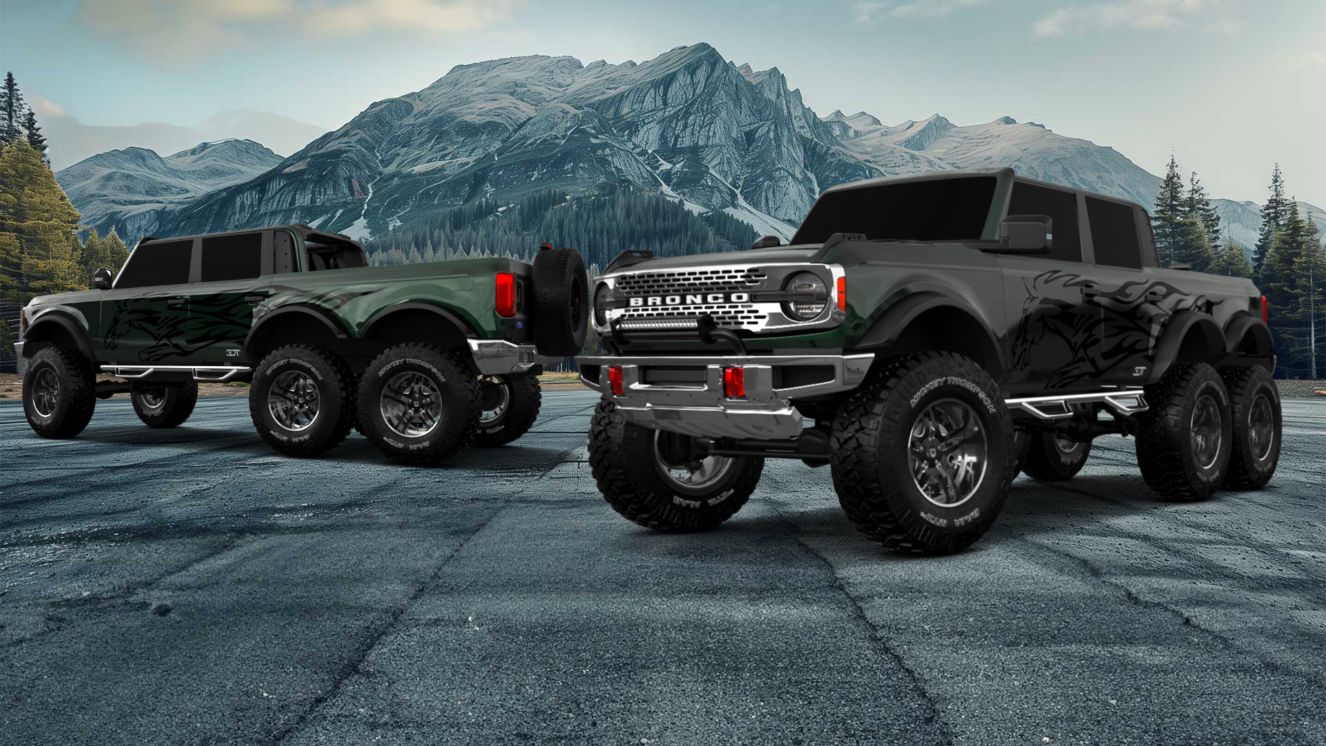 Ford Bronco 6X6 4 Door pickup truck 2021 tuning