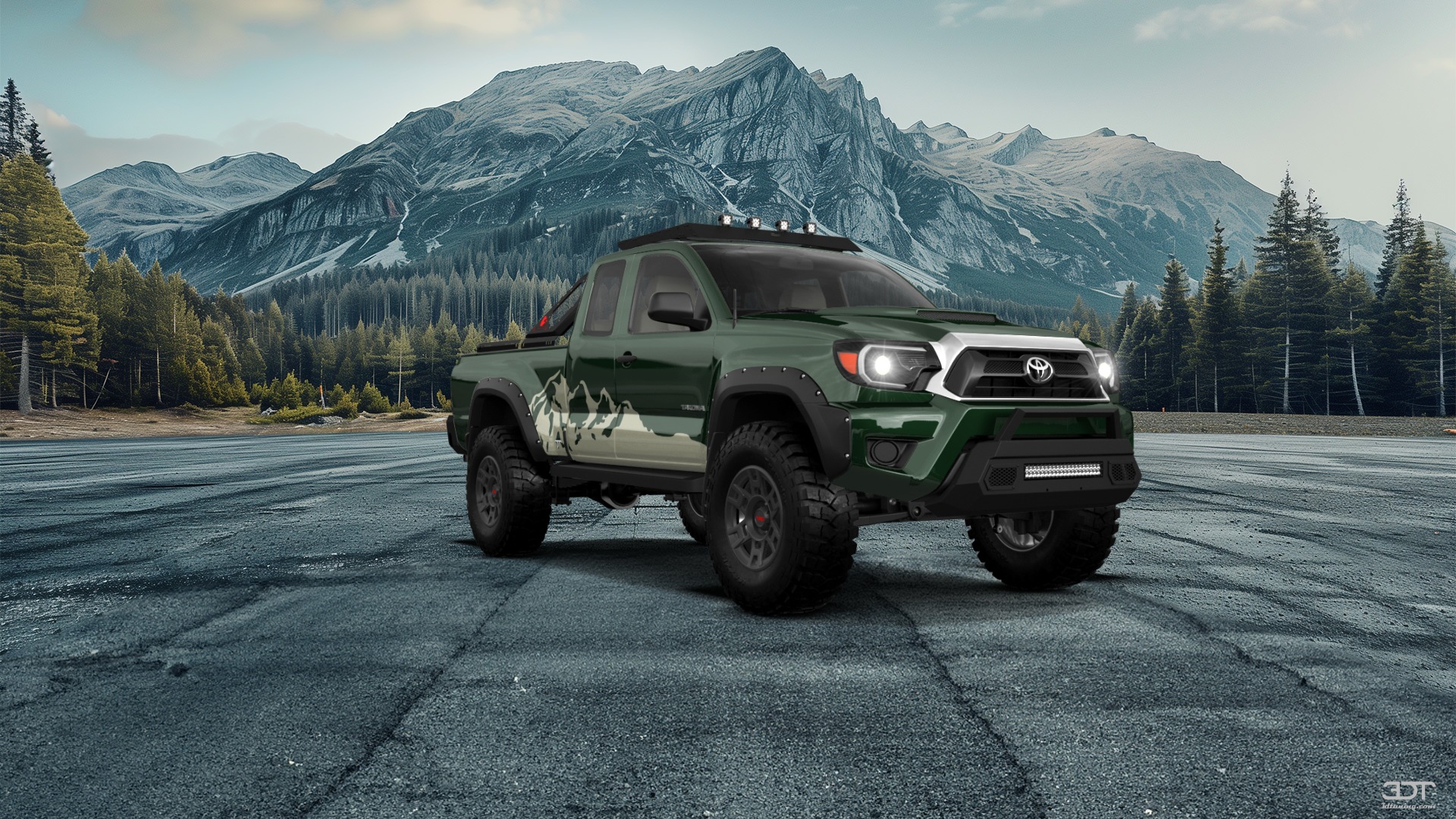 Toyota Tacoma Access Cab 6.2 ft box Pickup Truck 2012 tuning