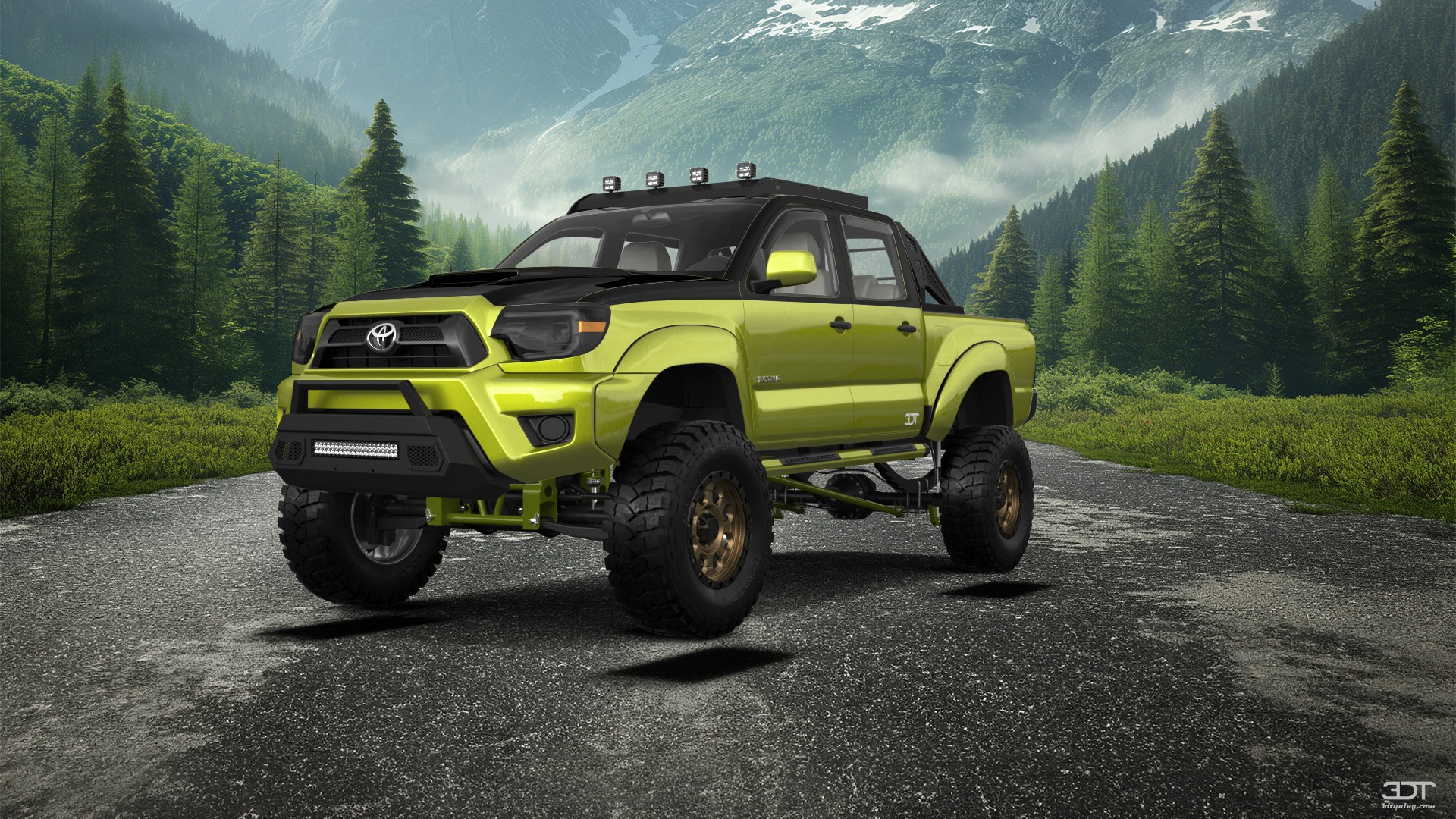Toyota Tacoma Crew Cab 5.1 ft box 4 Door pickup truck 2012