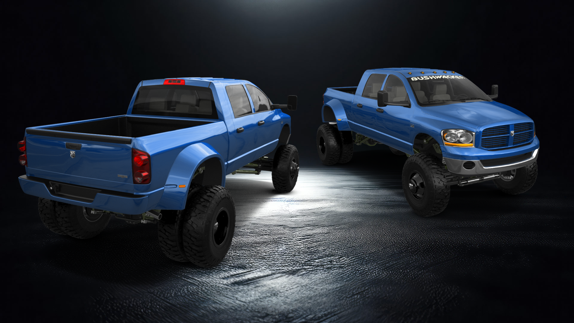 Dodge Ram 3500 Dually 4 Door pickup truck 2007
