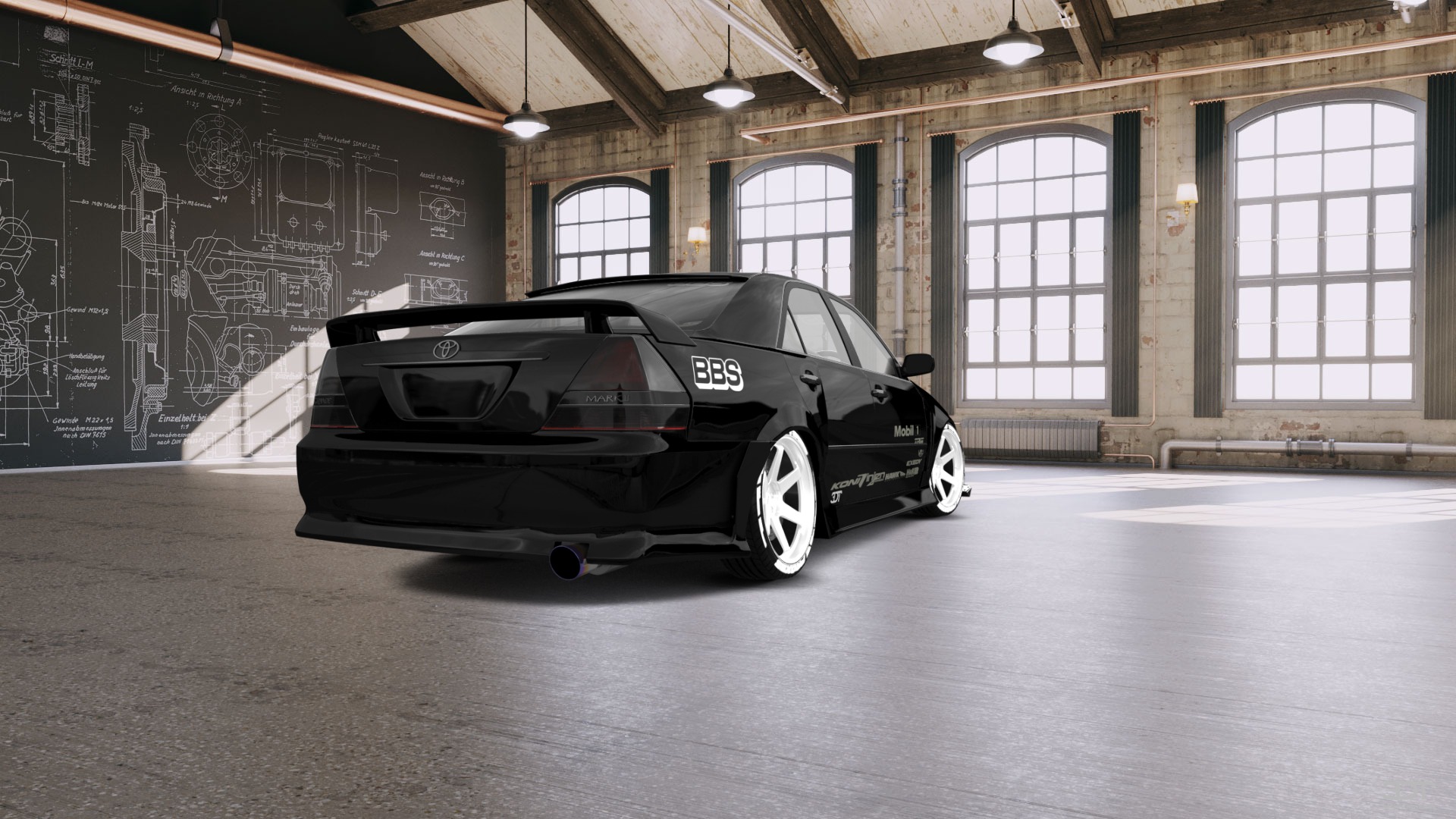 Toyota Mark II 4 Door Saloon 2002 Images