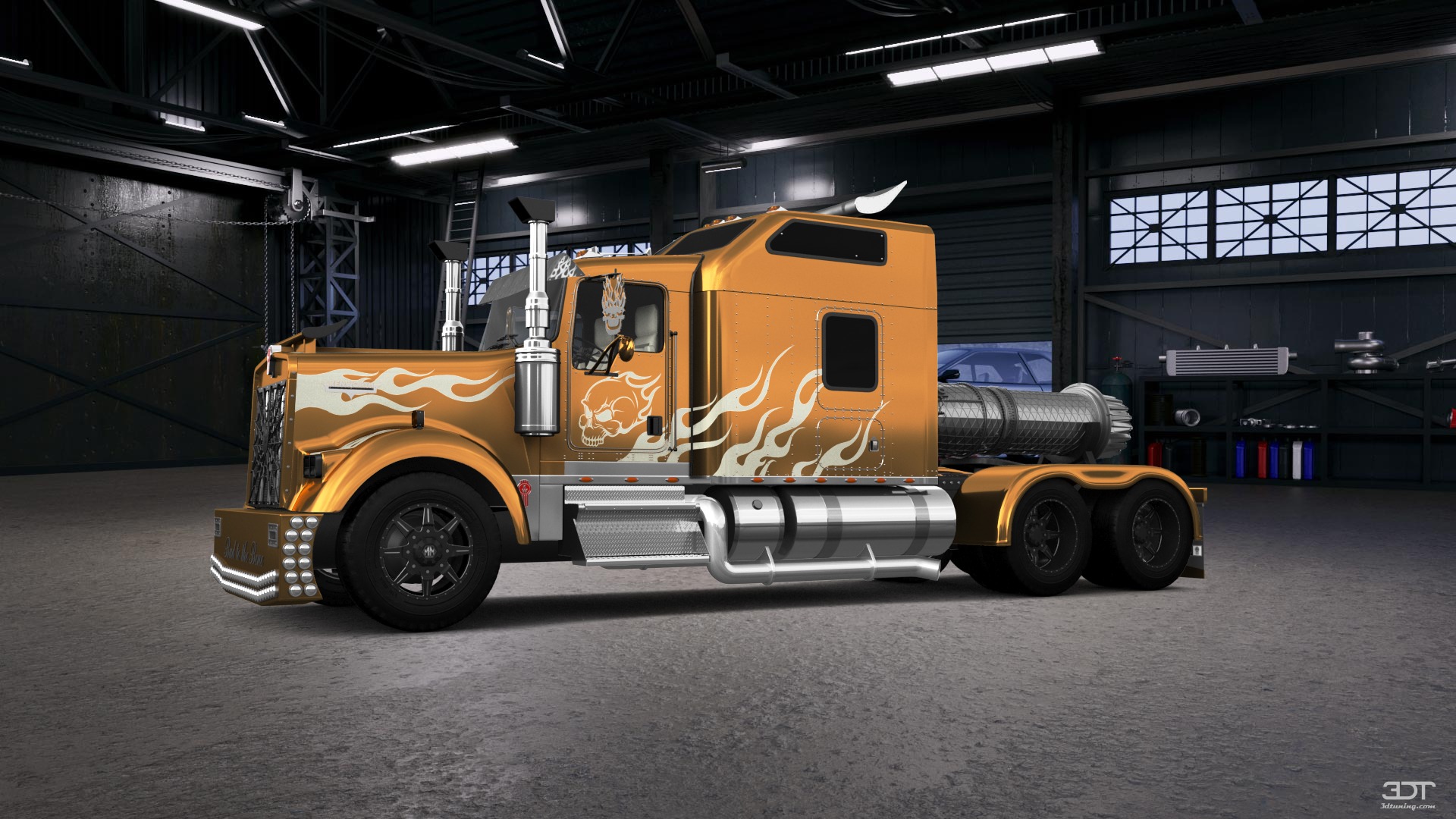 Kenworth W900 Sleeper Cab Truck 2015 tuning