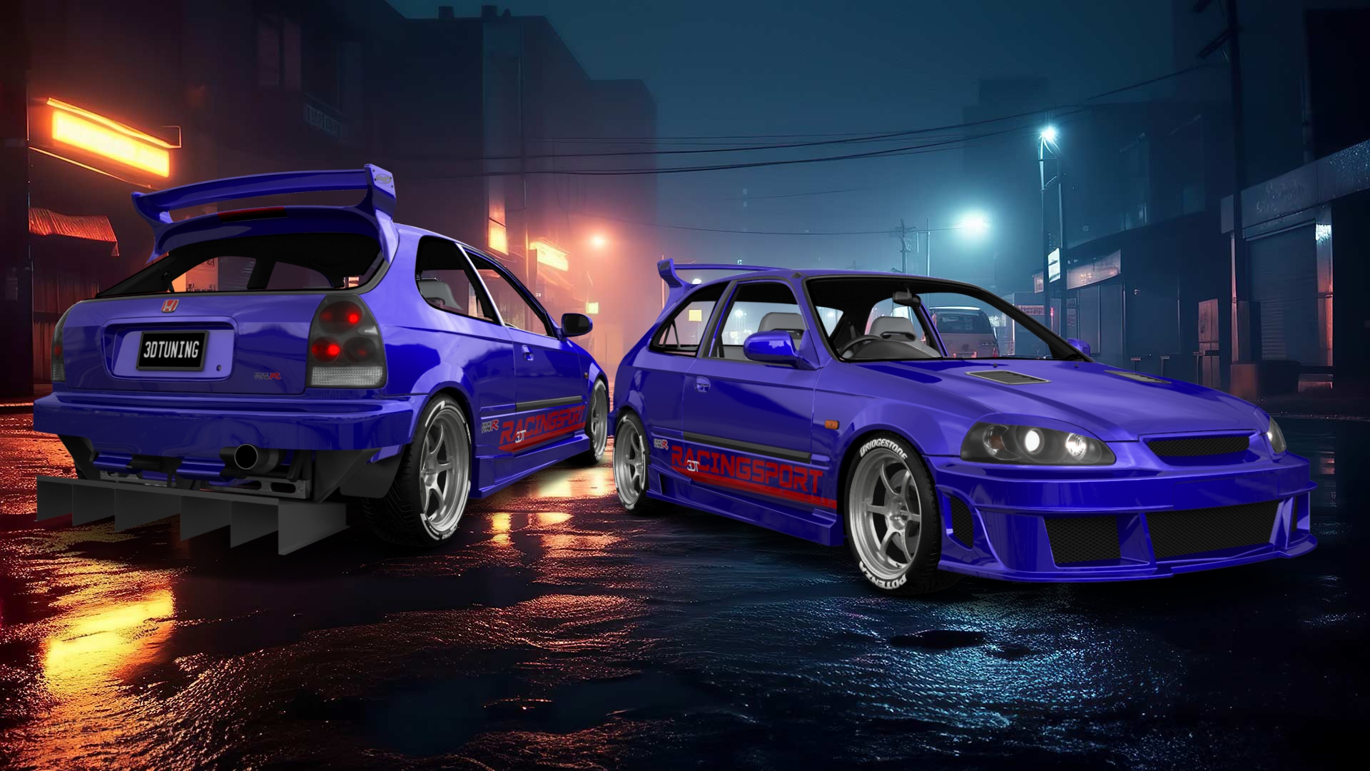 Honda Civic 3 Door Hatchback 1997 tuning