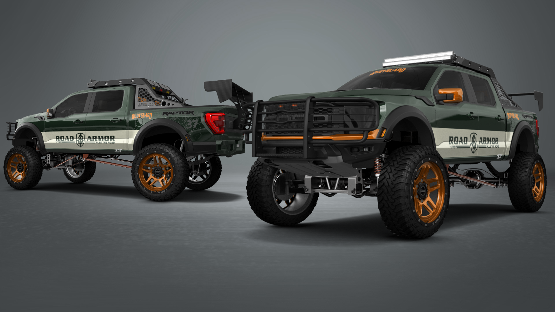 Ford F-150 Raptor 4 Door pickup truck 2021 tuning