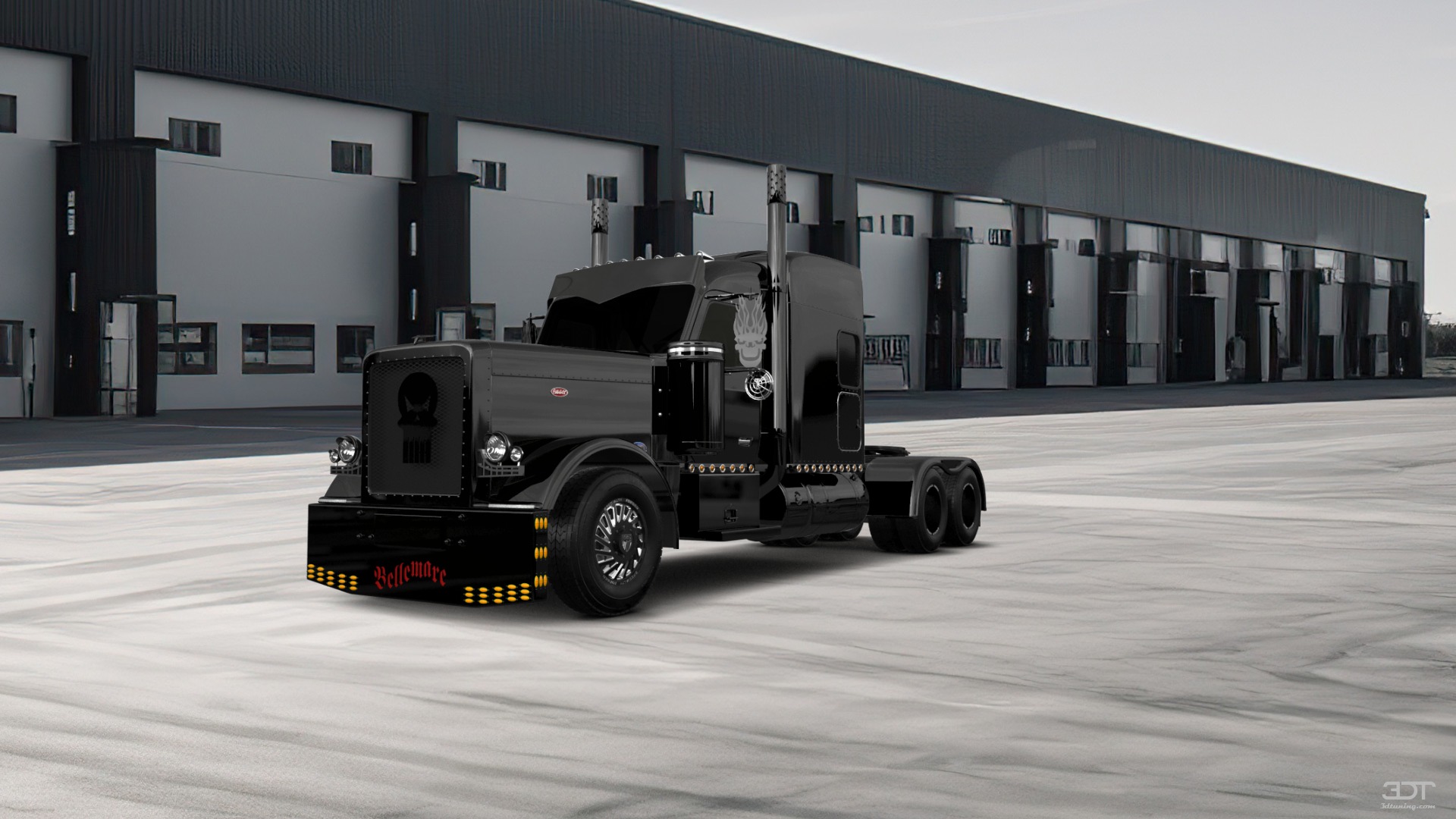 Tuning Peterbilt 589 Sleeper Cab Truck 2024