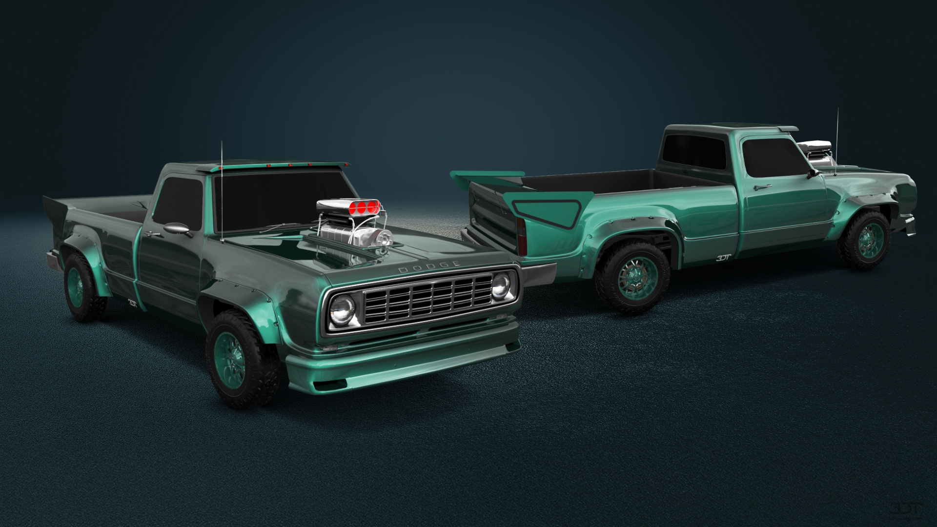 Dodge Power Wagon W200 2 Door pickup truck 1972