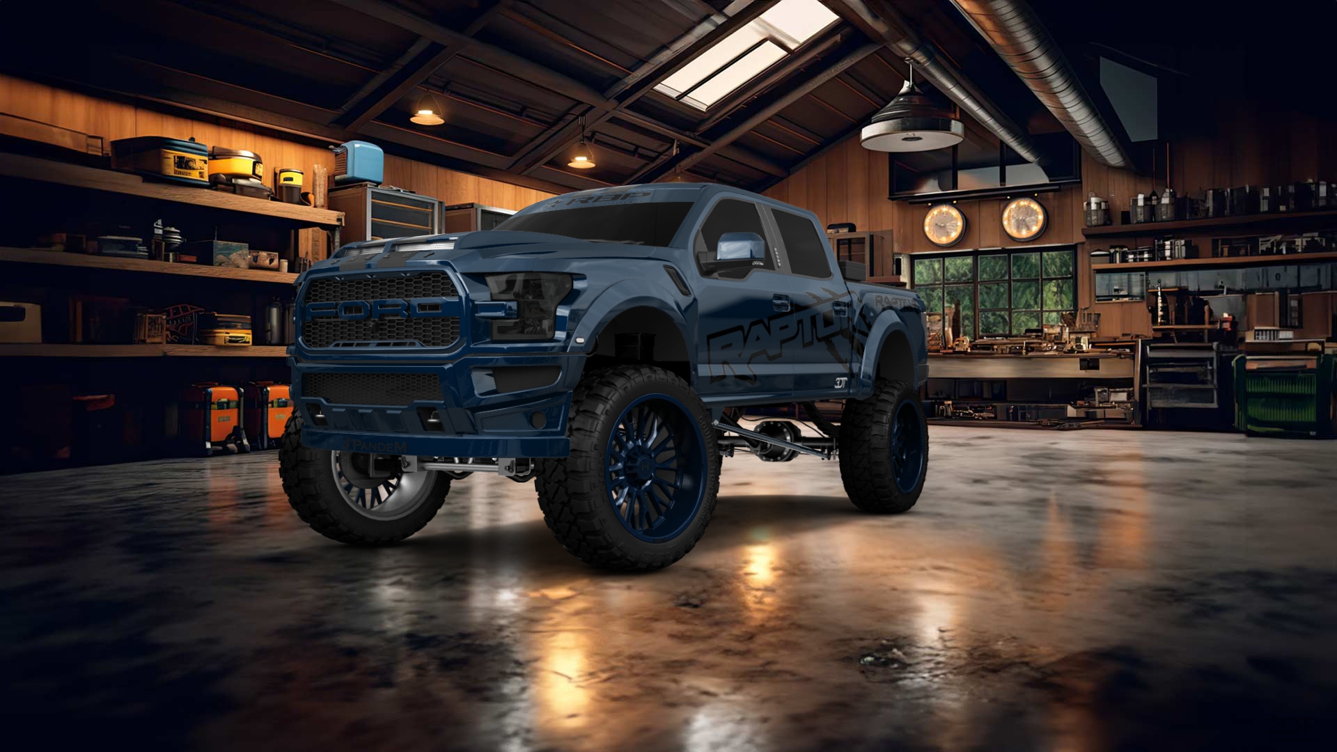 Ford F-150 Raptor 4 Door pickup truck 2017