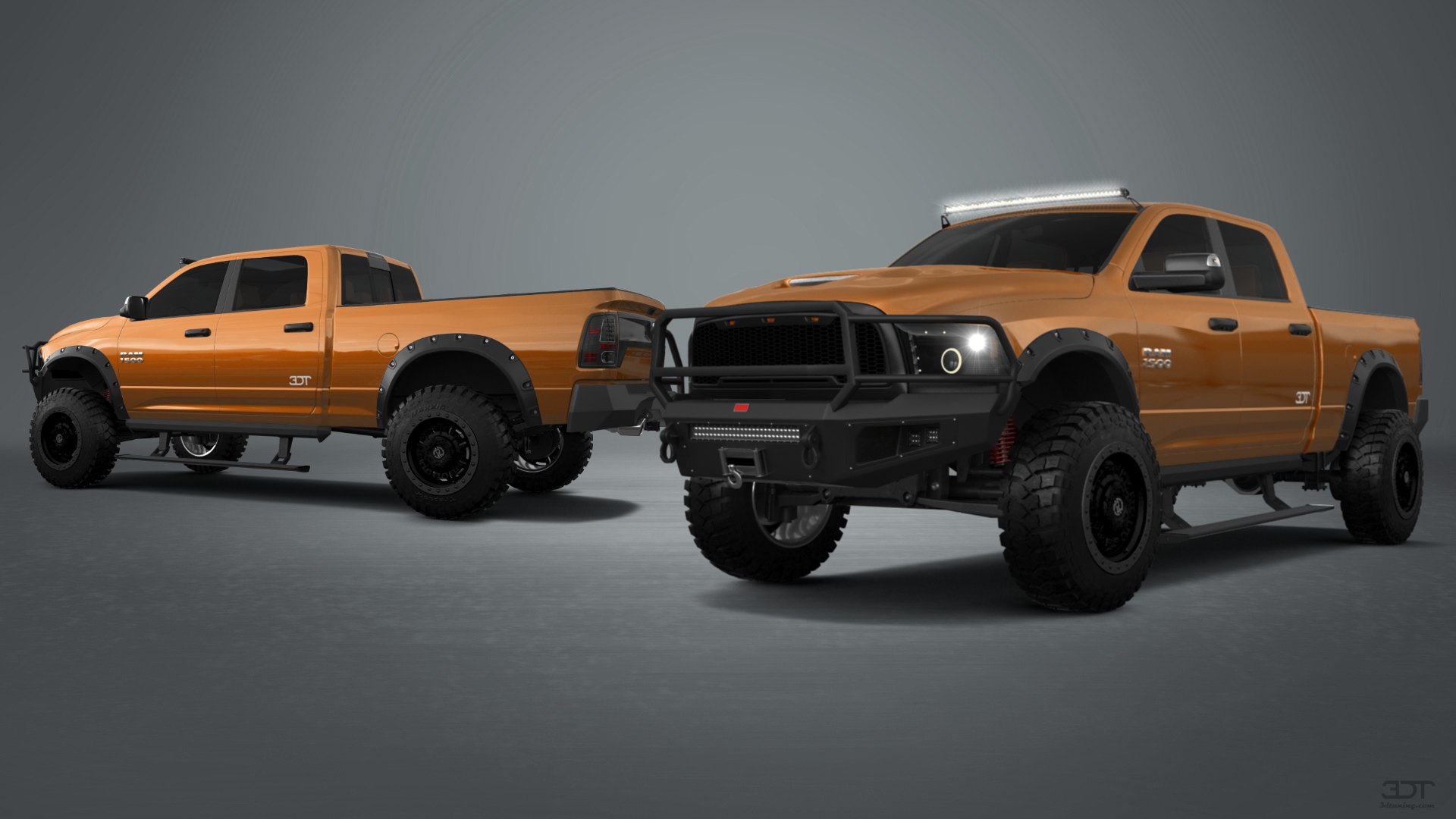 Dodge Ram 1500 Crew Cab 6.4 ft box 4 Door pickup truck 2009 tuning