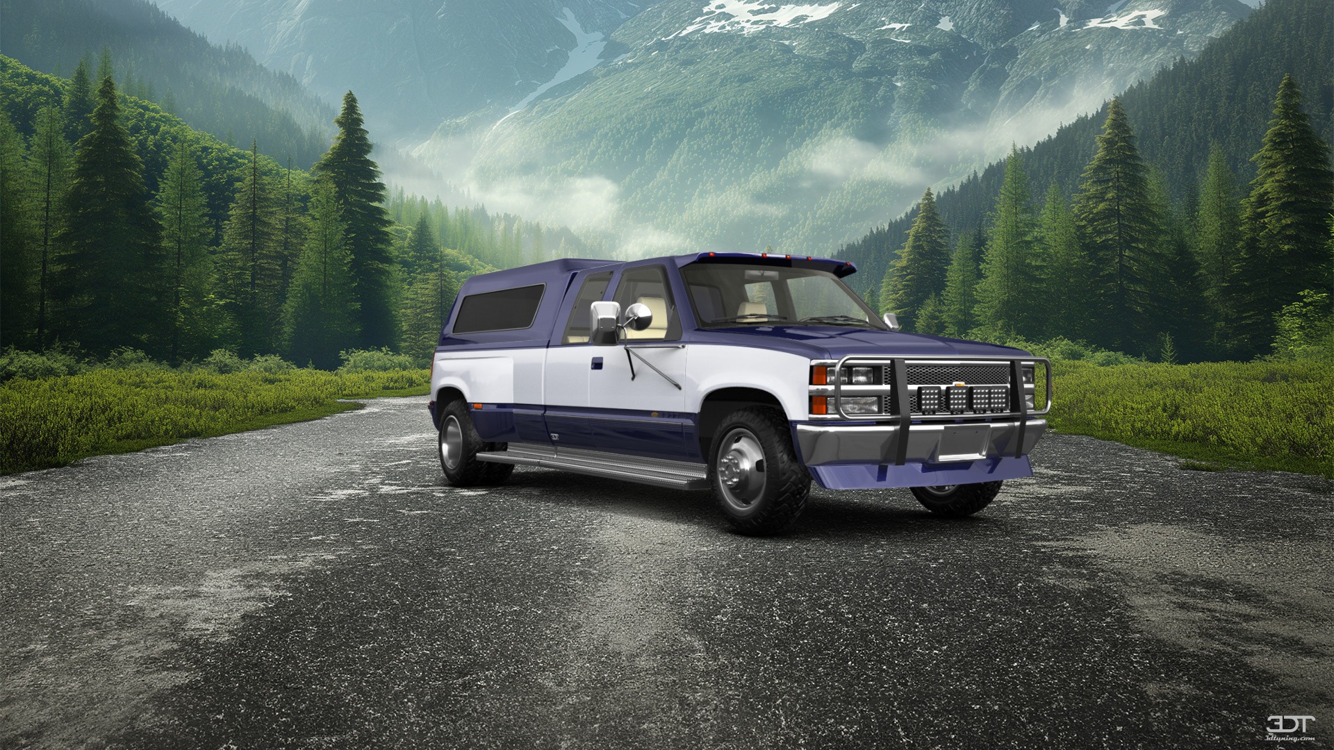 Chevrolet K3500 Extended Cab Pickup Truck 1988