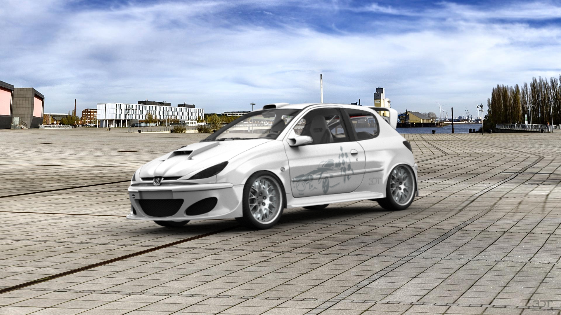 Peugeot 206 1998 3 Door Hatchback personalizado por leotigroudu17