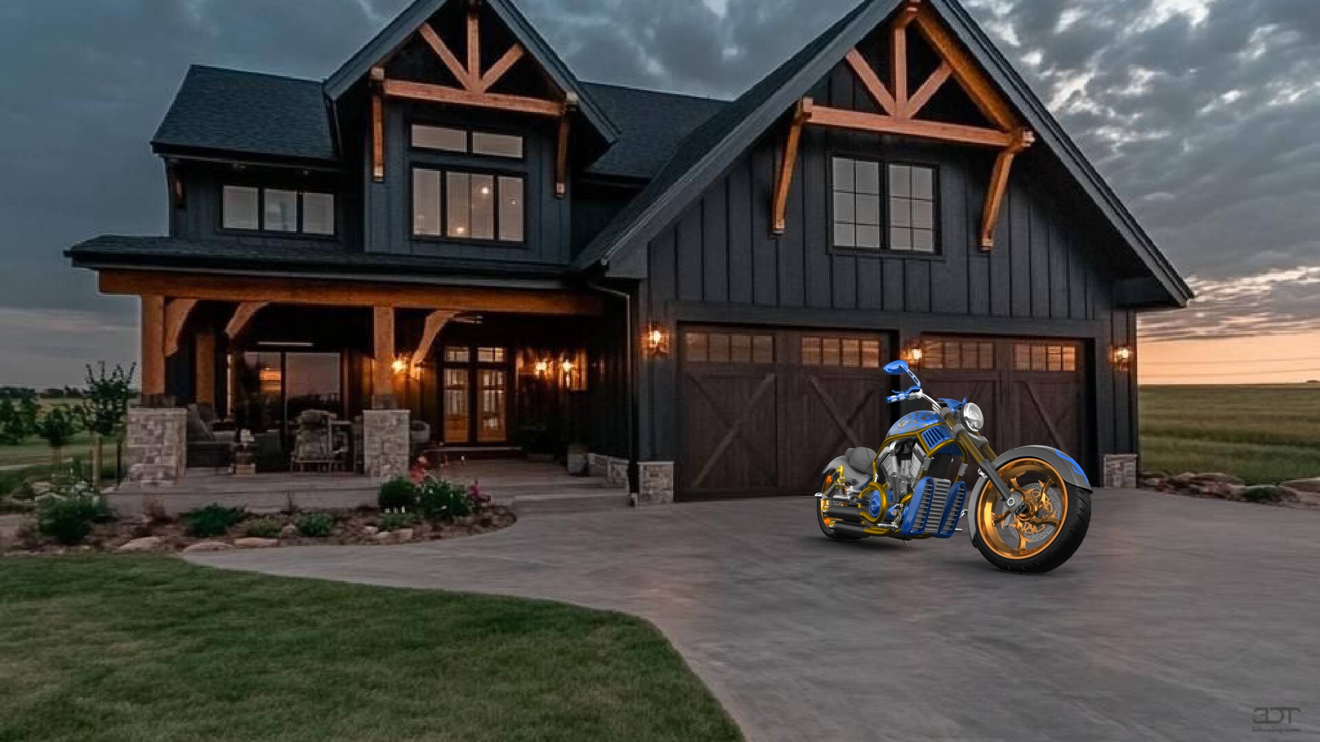 Harley-Davidson Custom Chopper Cruiser 2011
