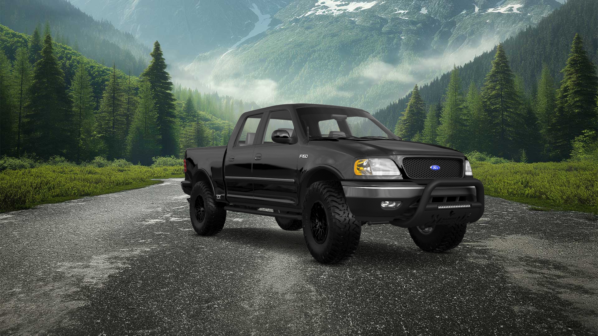 Ford F-150 SuperCrew 4 Door pickup truck 1997 tuning