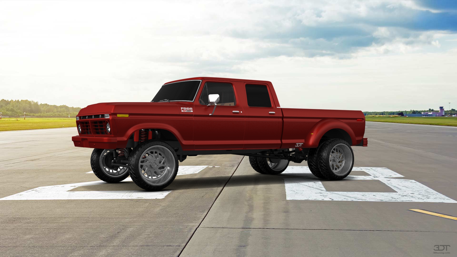 Ford F-350 Dually 4 Door pickup truck 1973