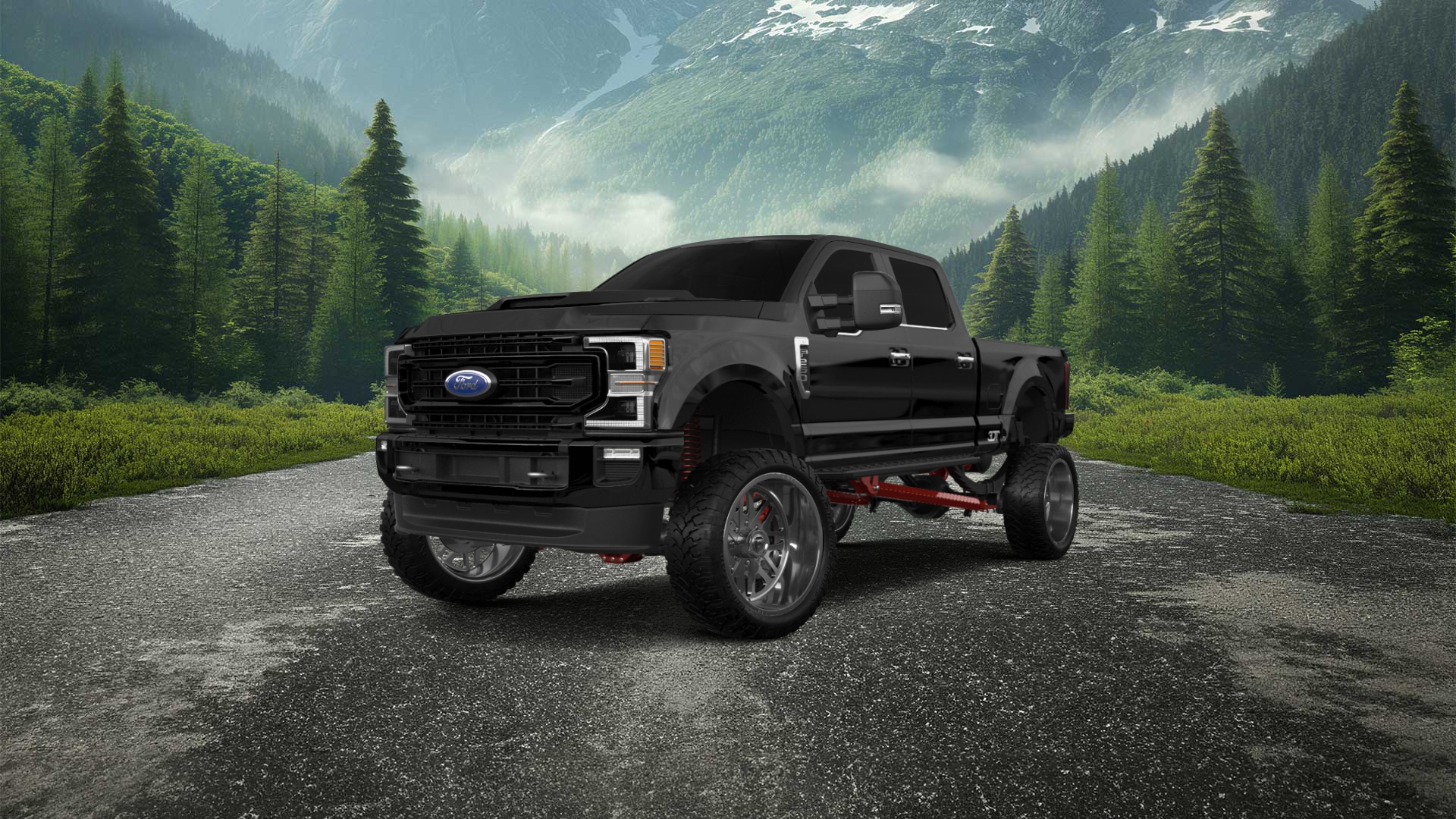 Ford F-250 4 Door pickup truck 2021