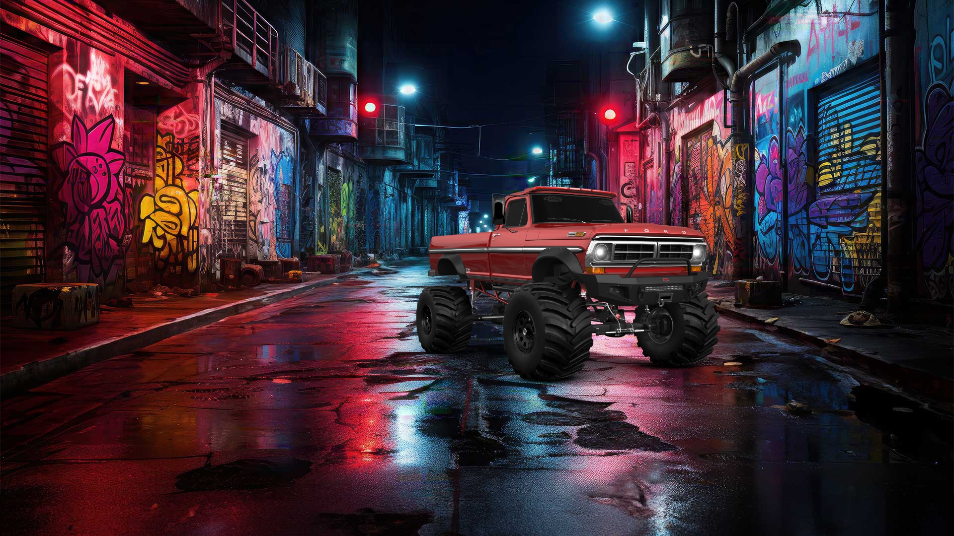 Ford F-250 2 Door pickup truck 1971 tuning