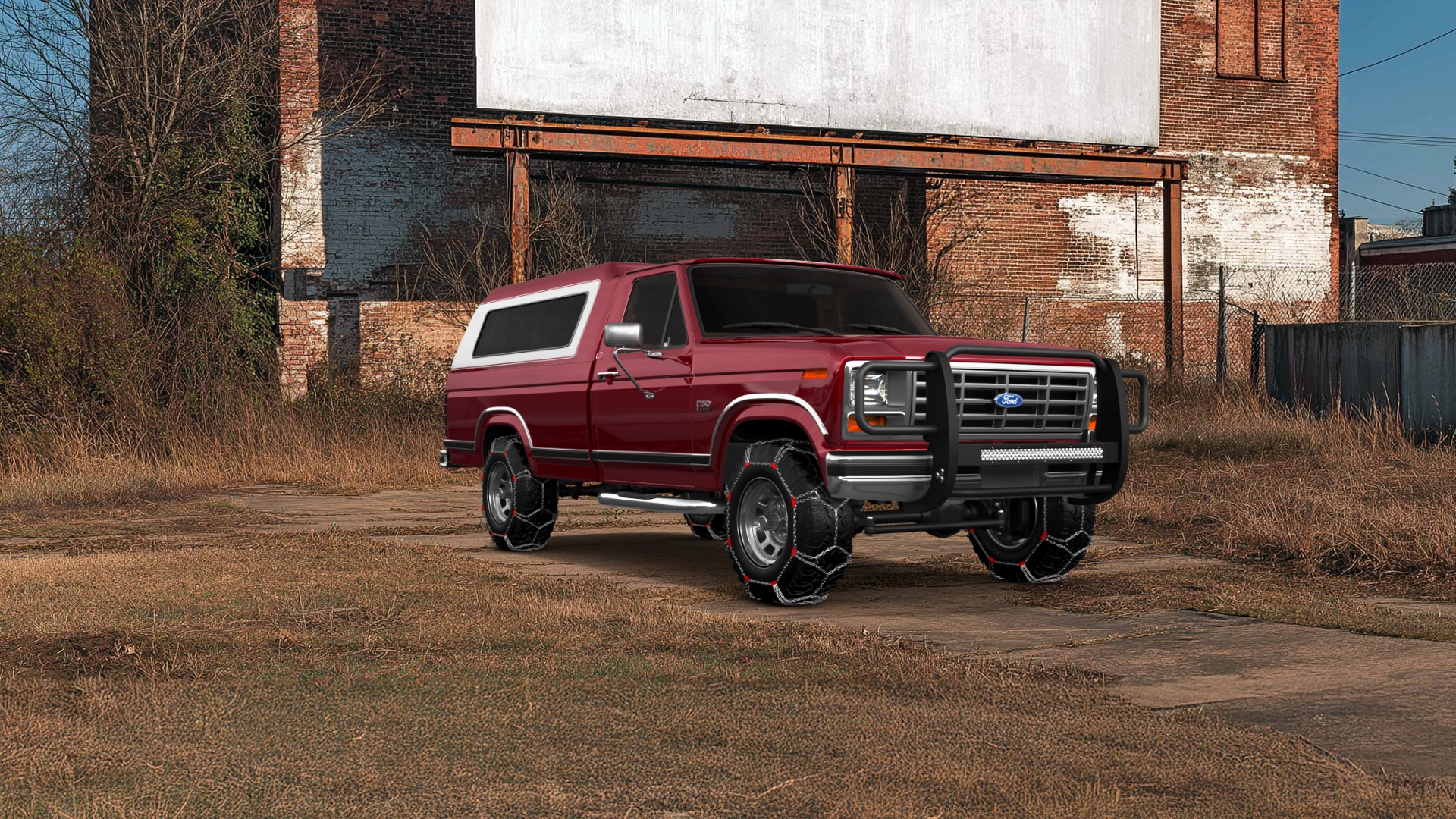 Ford F-150 2 Door pickup truck 1986 tuning
