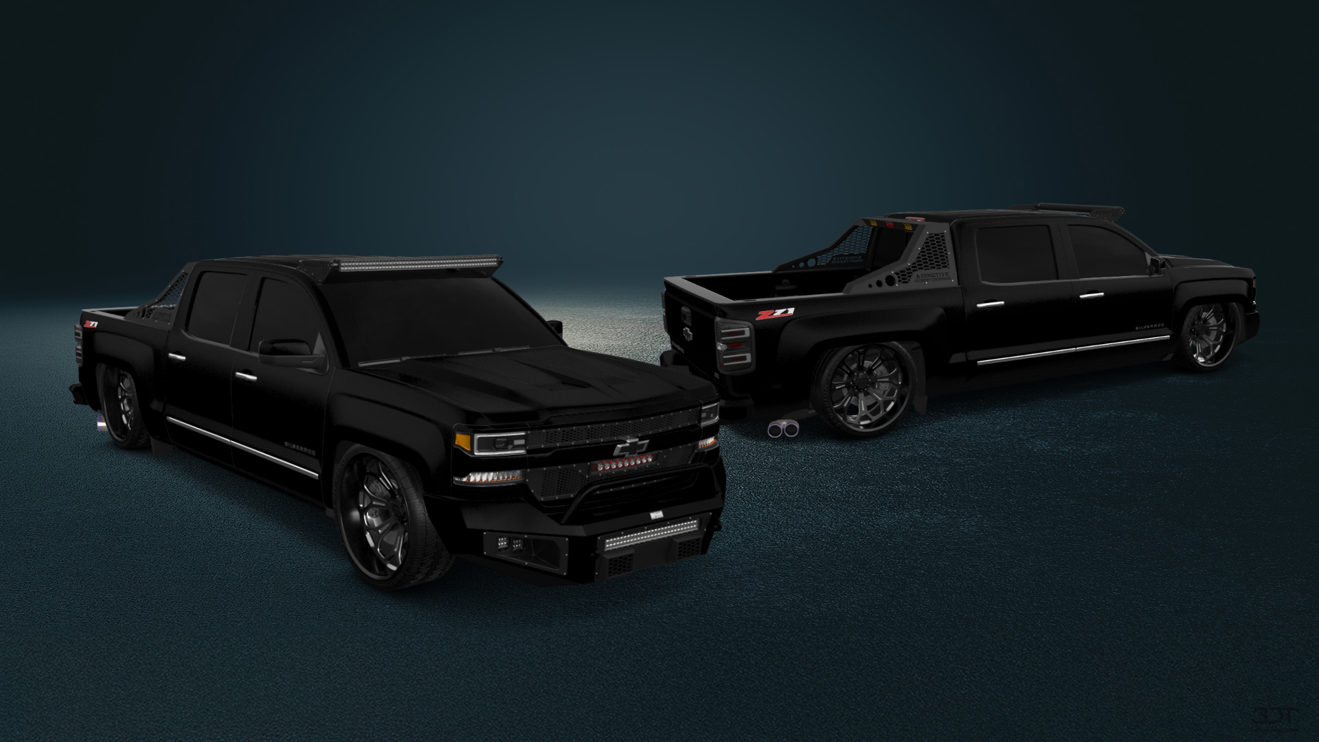 Chevrolet Silverado 1500 4 Door pickup truck 2016 tuning