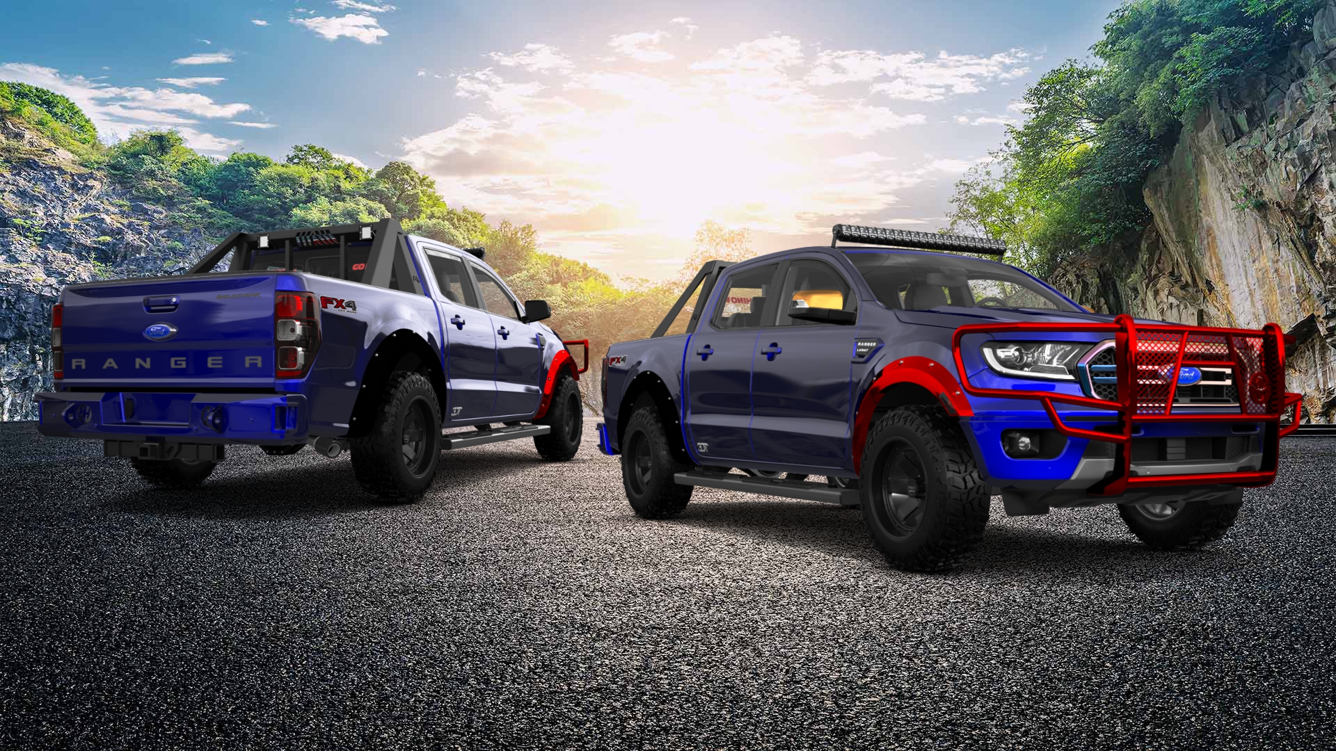 Ford Ranger 4 Door pickup truck 2019
