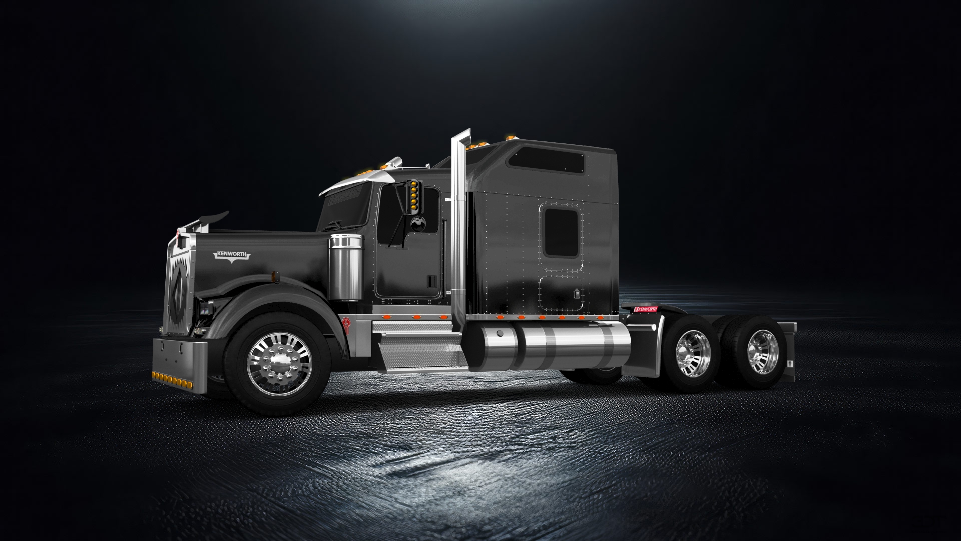 Kenworth W900 Sleeper Cab Truck 2015