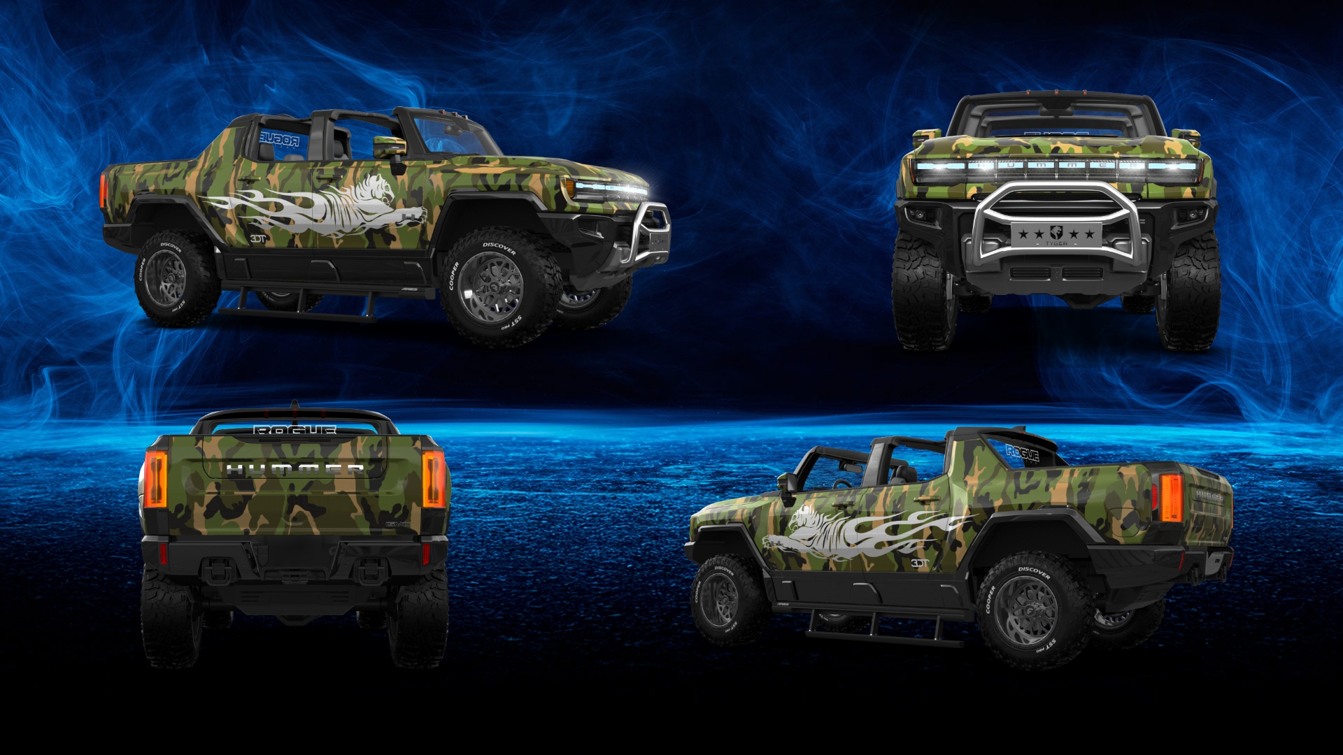 GMC Hummer EV 4 Door pickup truck 2021 tuning