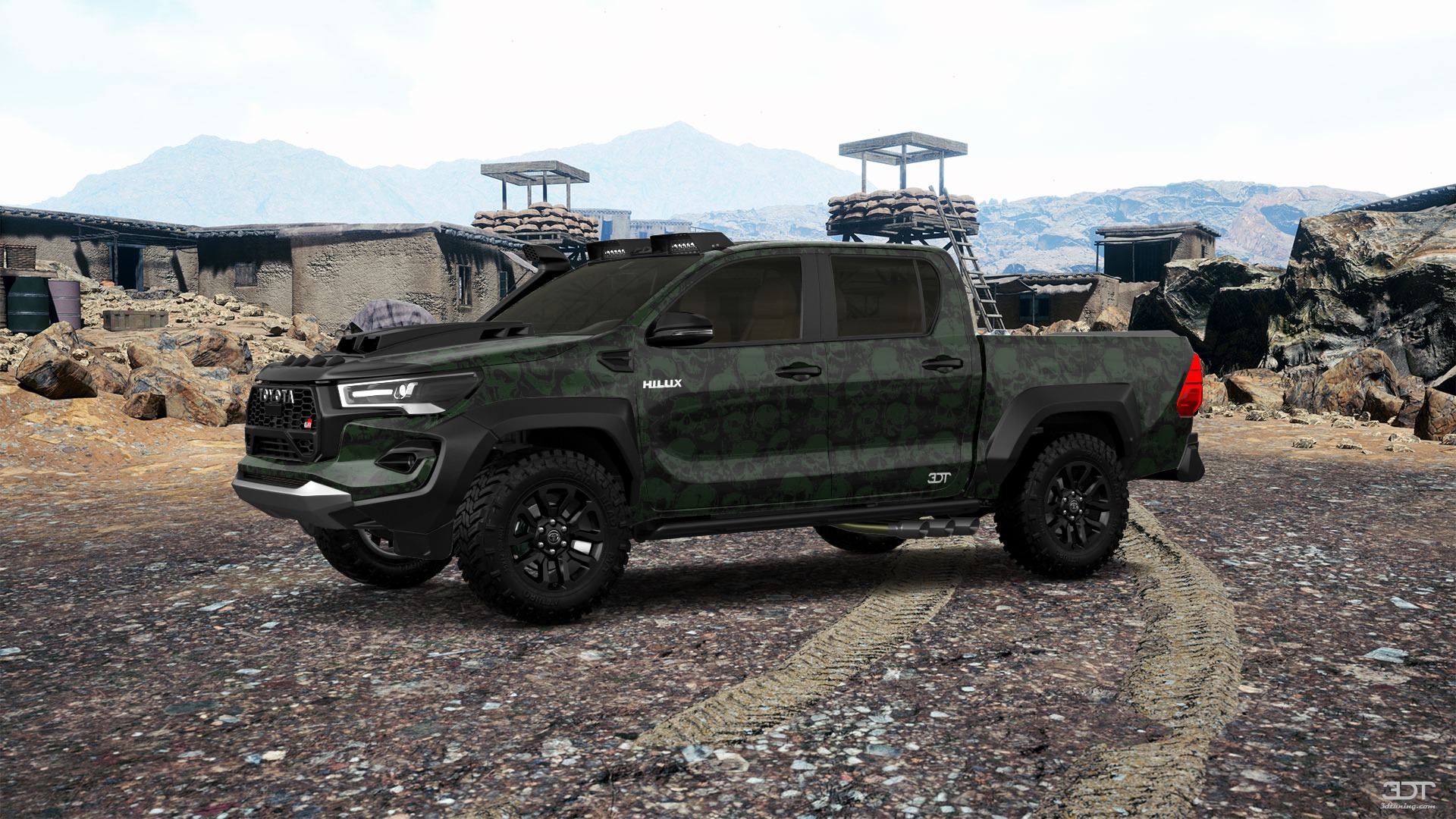 Toyota Hilux Double Cab 4 Door pickup truck 2015 tuning