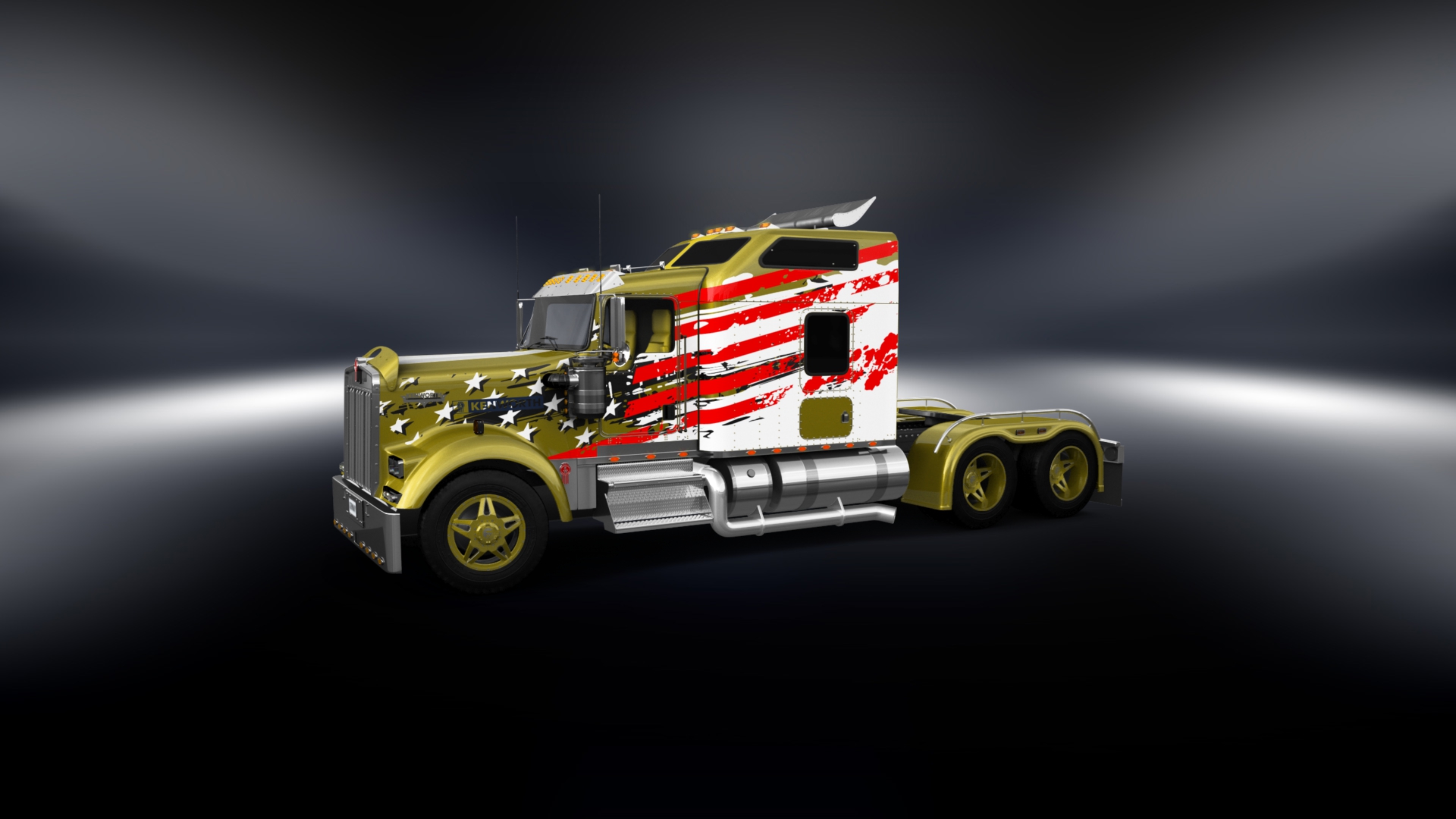 Kenworth W900 Sleeper Cab Truck 2015 tuning