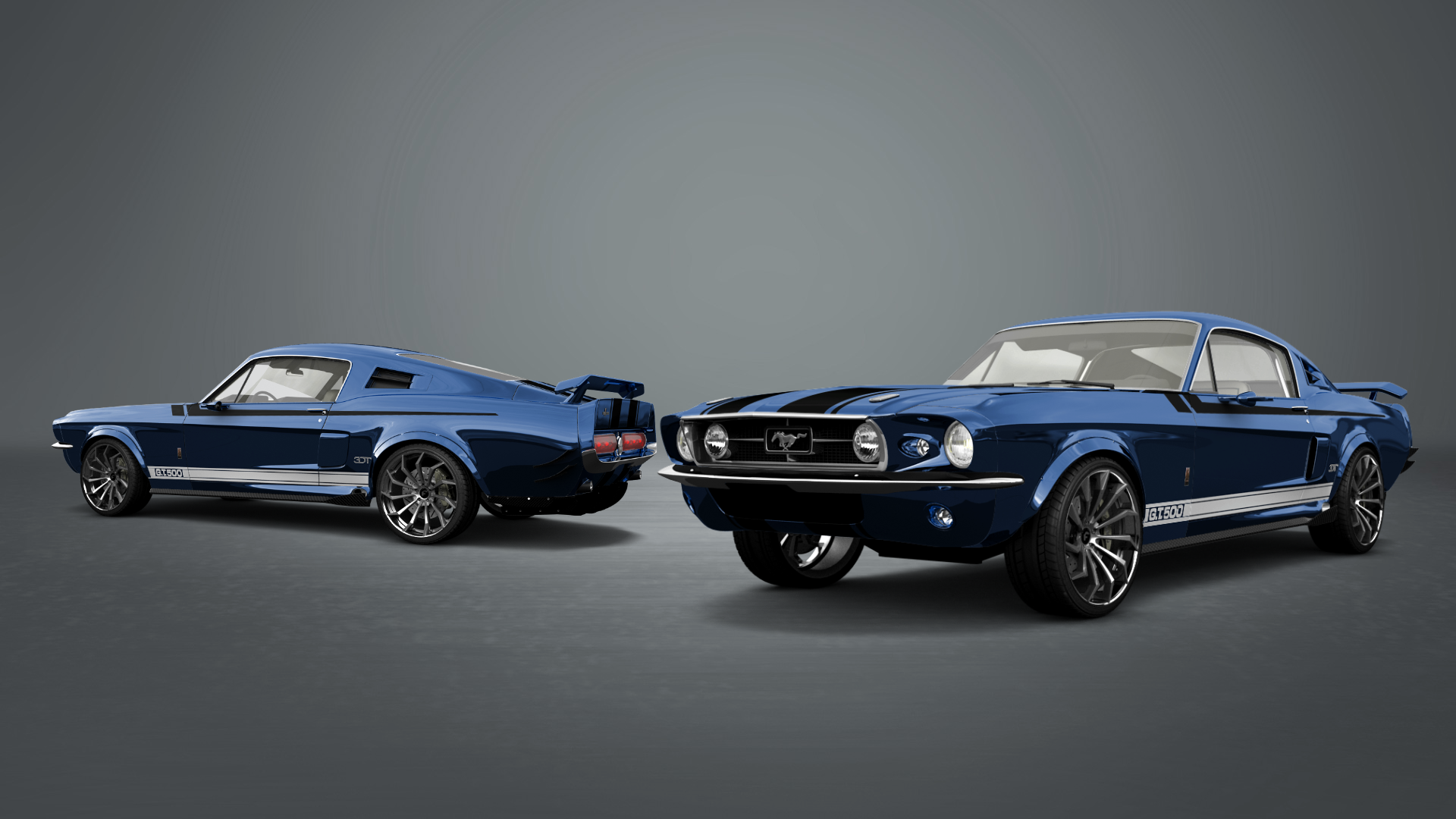 Mustang GT500 2 Door Coupe 1968 tuning