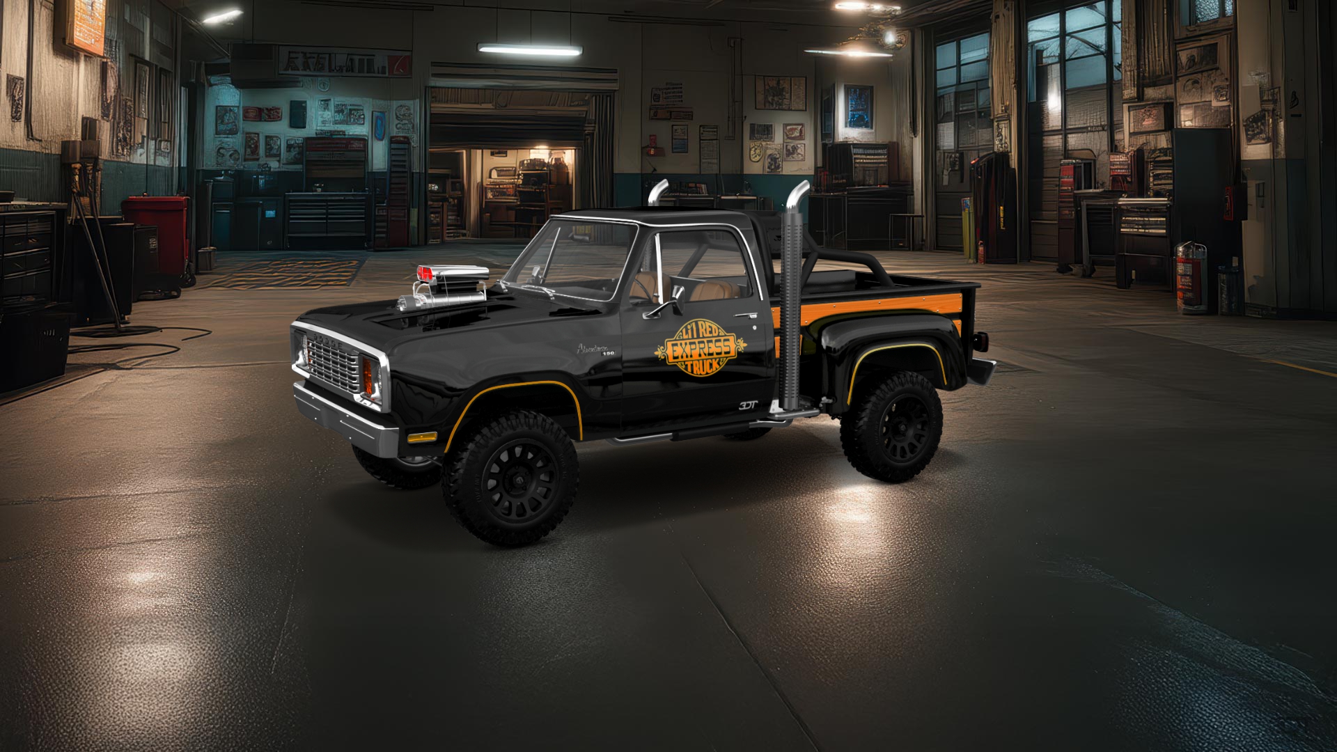 Dodge Lil Red Express 2 Door pickup truck 1978 Images
