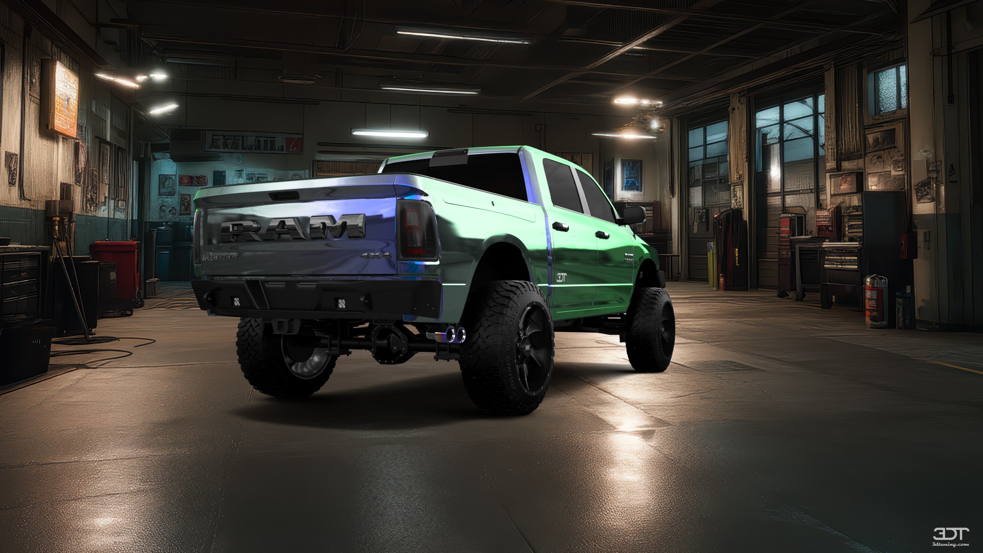 Dodge Ram 1500 5.7' box 4 Door pickup truck 2010 tuning