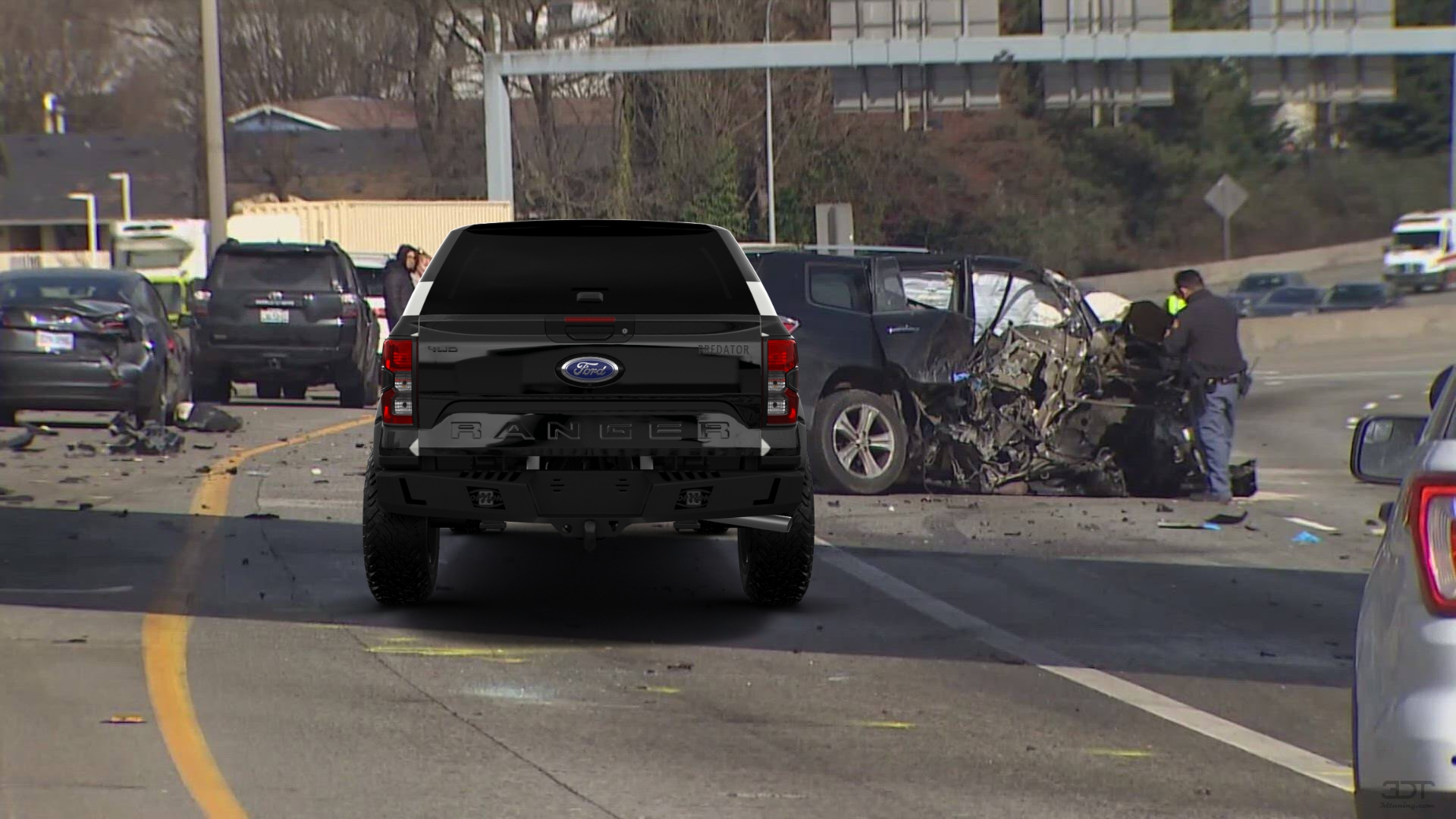 Ford Ranger 4 Door pickup truck 2022 tuning