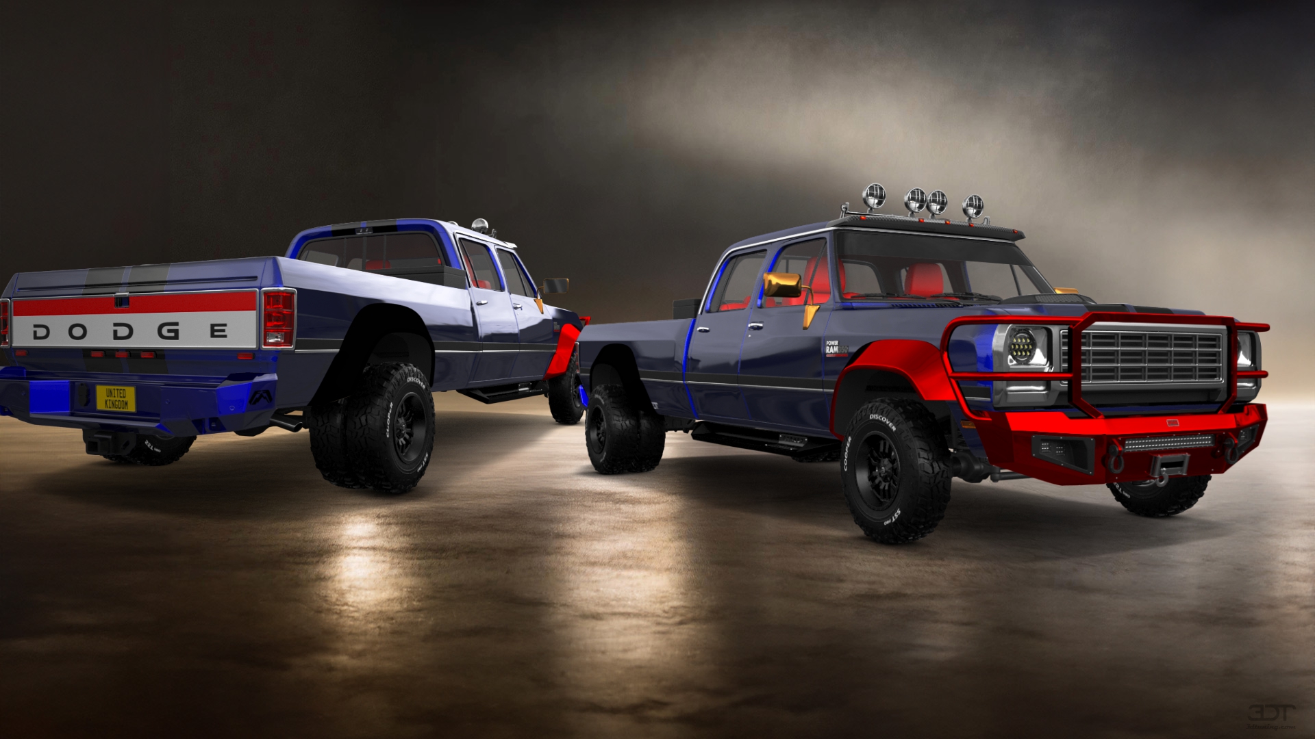 Dodge Ram 350 4 Door pickup truck 1991 tuning