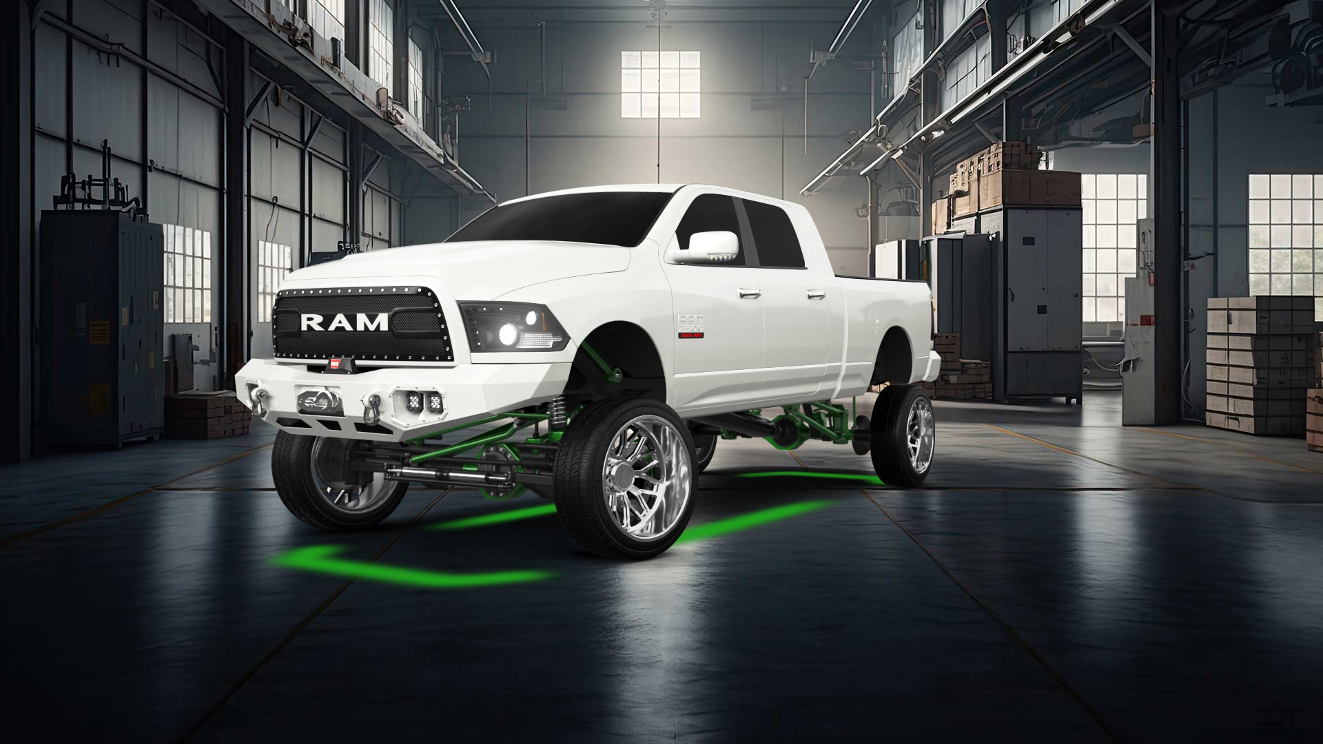 Dodge Ram 2500 Mega Cab 6.4 ft box 4 Door pickup truck 2010