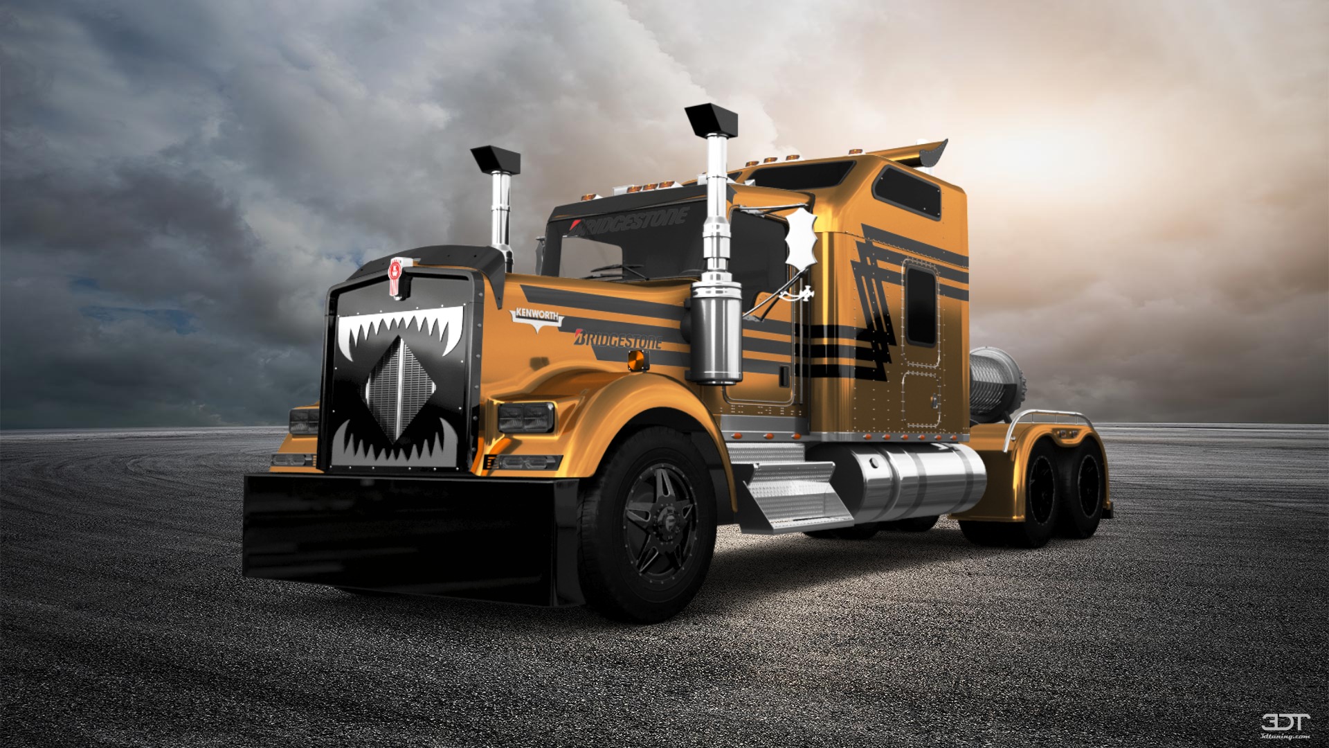 Kenworth W900 Sleeper Cab Truck 2015
