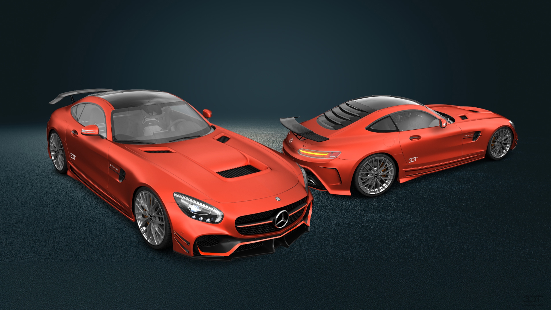 Mercedes AMG GT 2 door fastback coupe 2016 tuning