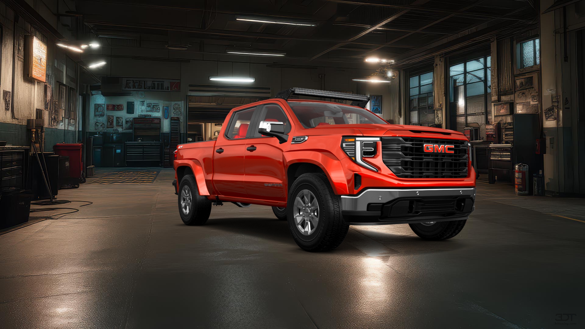 GMC Sierra 1500 Crew Cab 5.8 ft box 4 Door pickup truck 2023 tuning