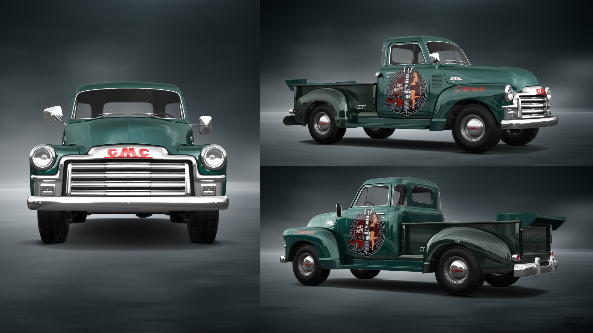 GMC 100 Stepside 2 Door pickup truck 1954