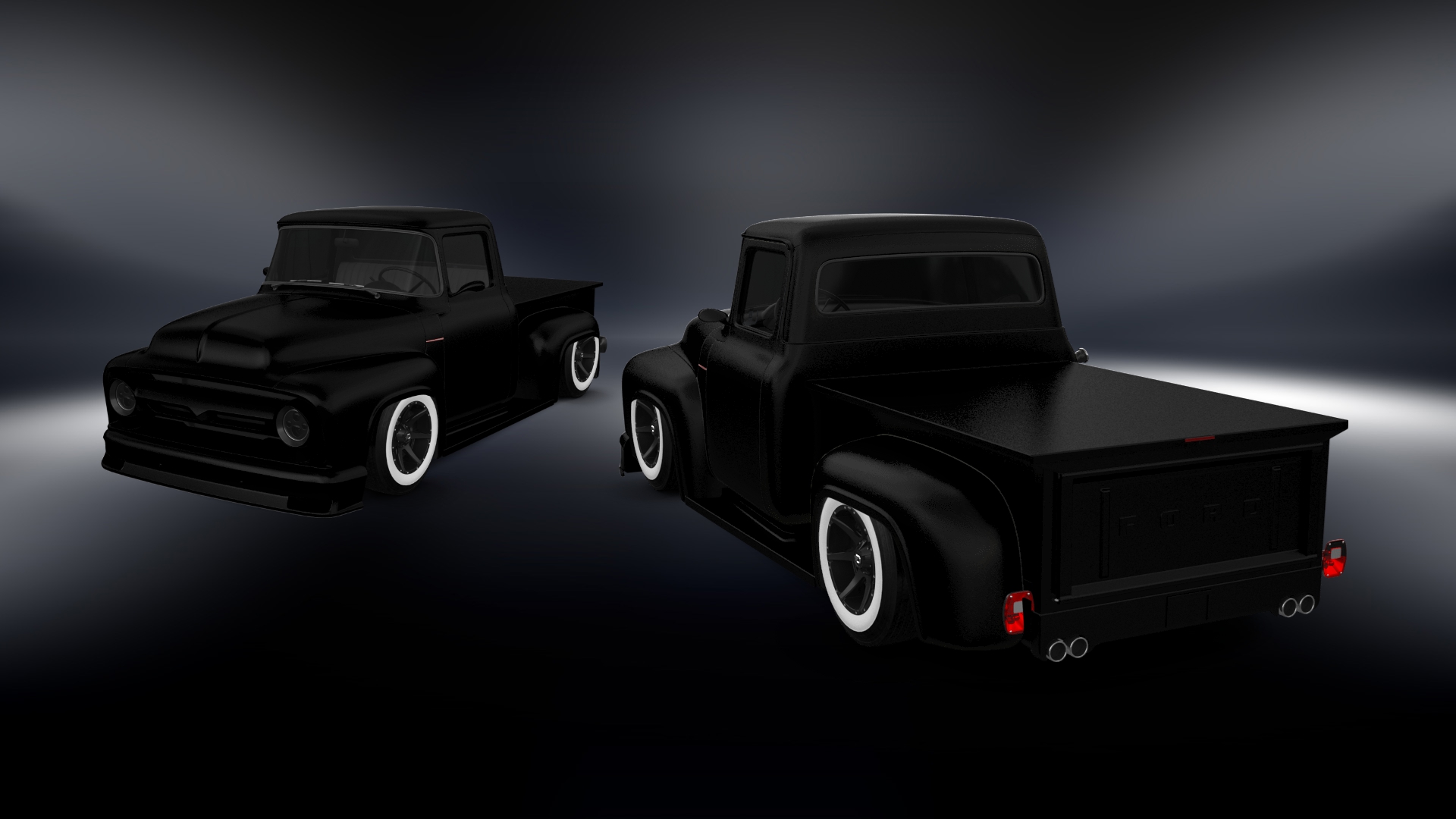 Ford F-100 2 Door truck 1956 tuning