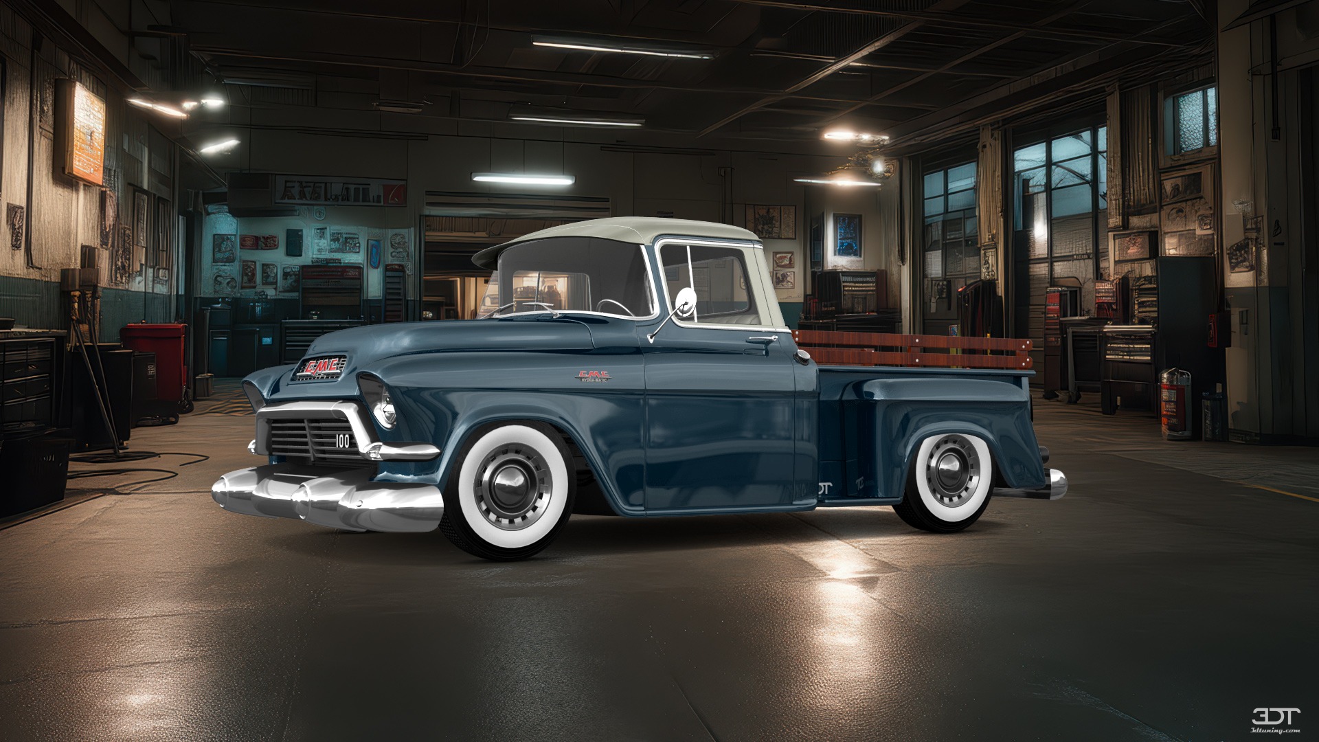 GMC 100 Stepside 2 Door pickup truck 1957 tuning
