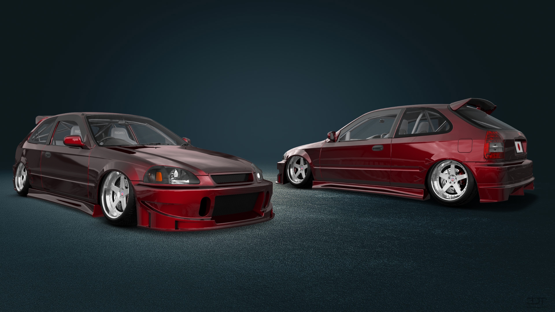 Honda Civic 3 Door Hatchback 1997 tuning
