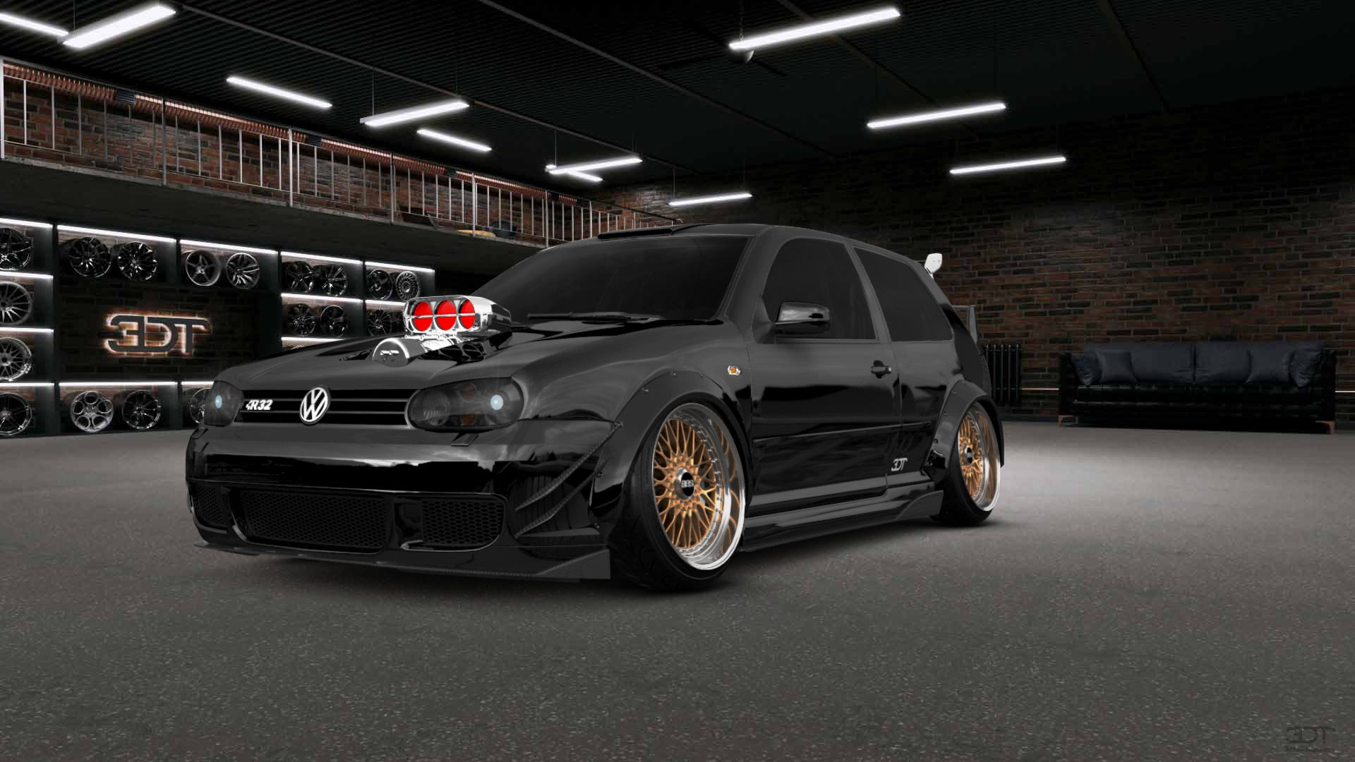 Volkswagen Golf 4 (mk4) 3 Door Hatchback 1997 tuning