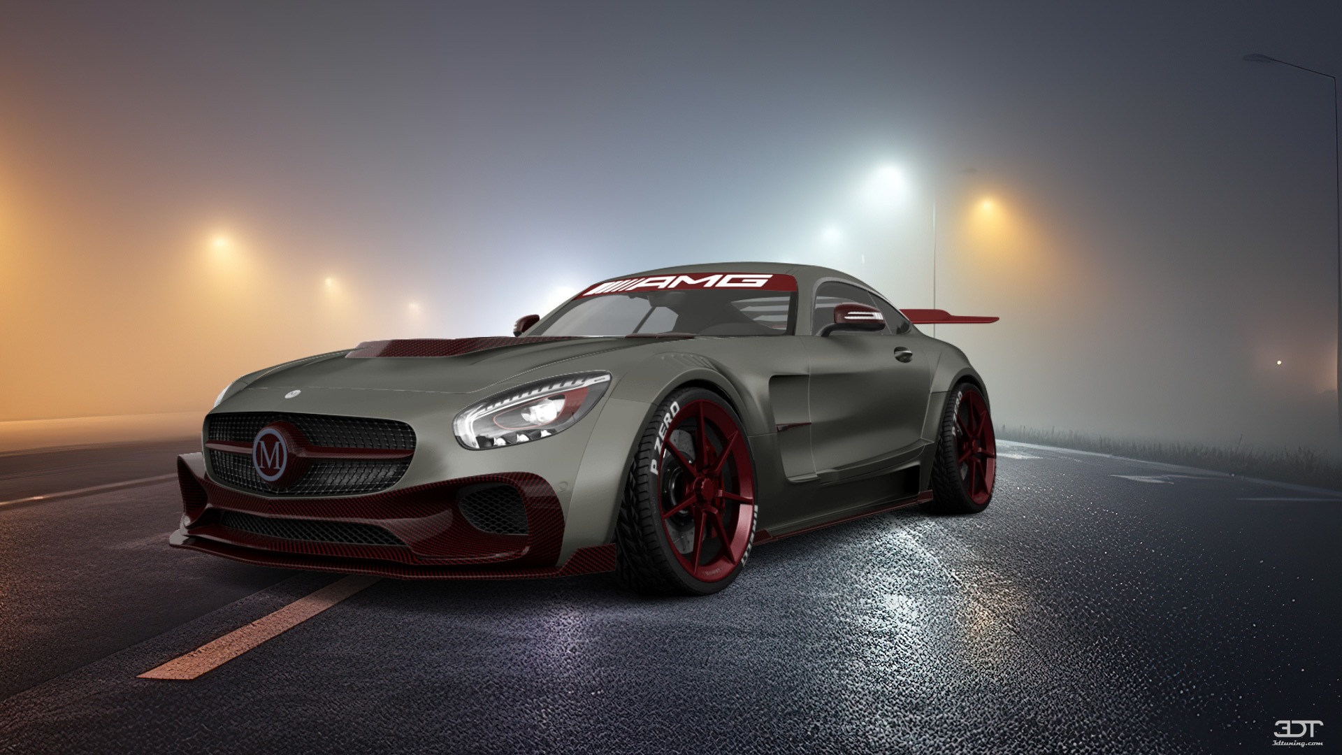 Tuning Mercedes AMG GT 2 door fastback coupe 2016