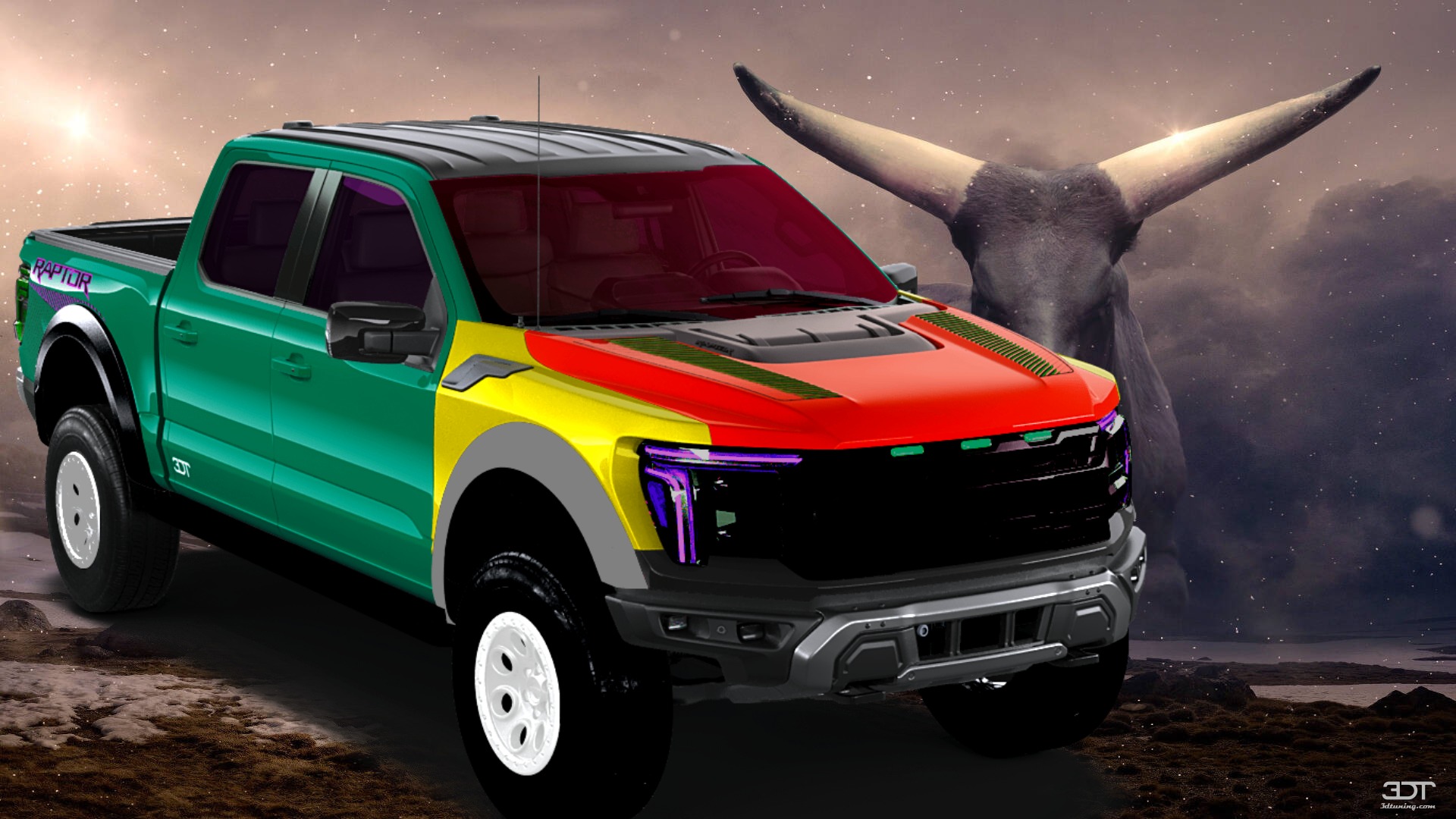 Ford F-150 Raptor 4 Door pickup truck 2024 tuning