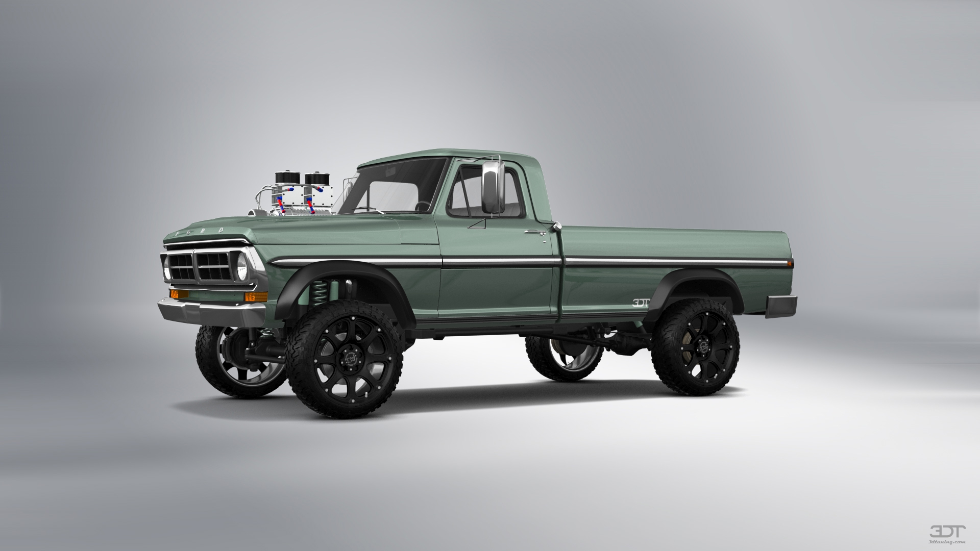 Ford F-250 2 Door pickup truck 1971
