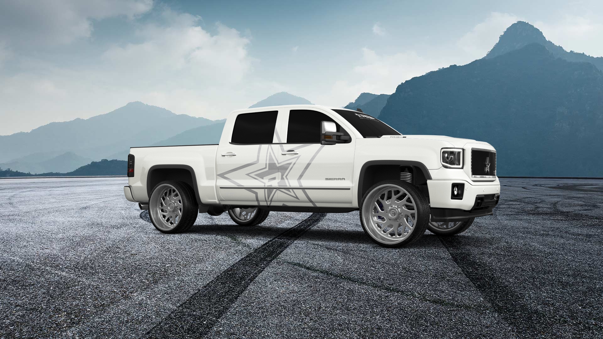 GMC Sierra 4 Door pickup truck 2014 tuning